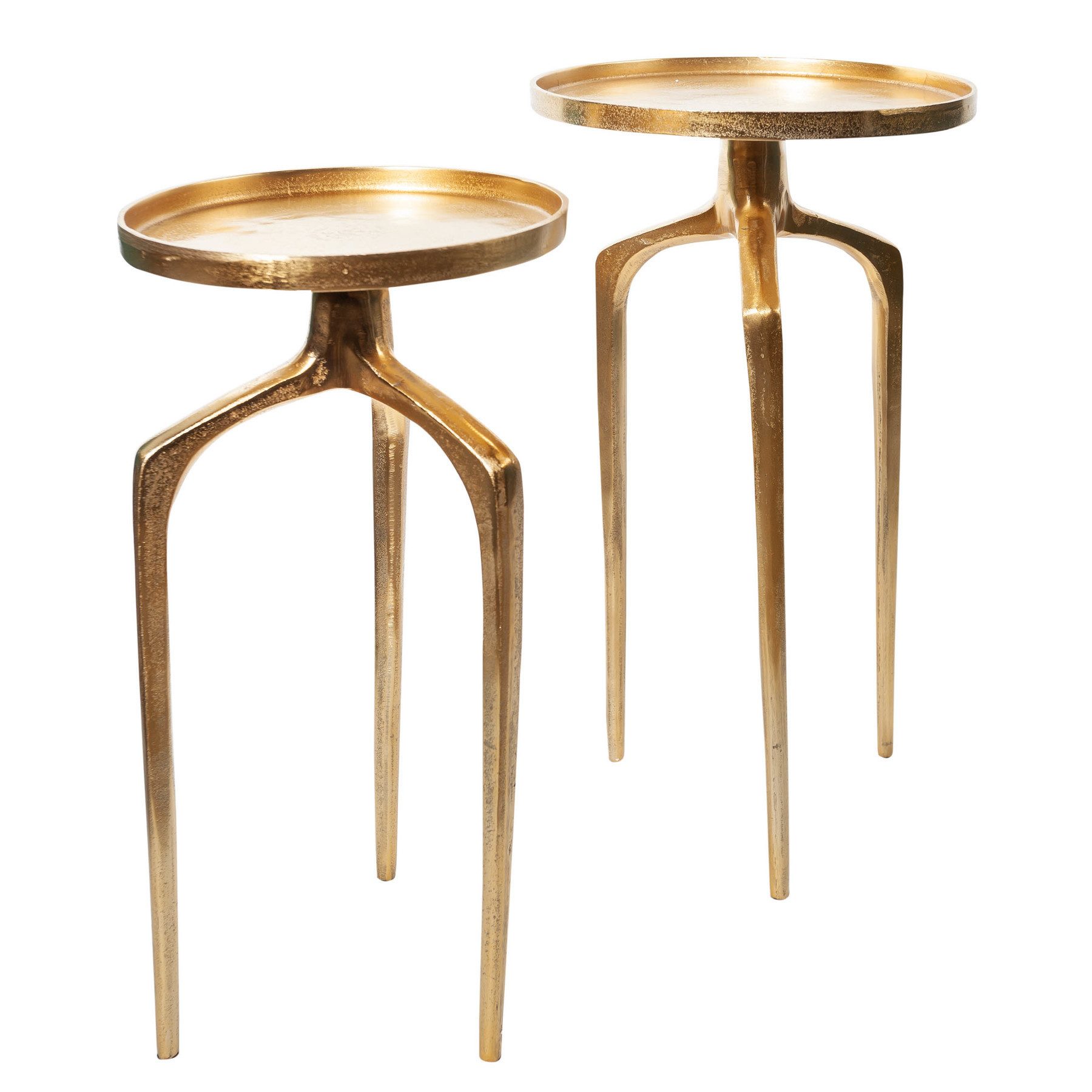 riess-ambiente Beistelltisch ABSTRACT Ø60cm gold (Set, 2-St), Wohnzimmer · günstig online kaufen