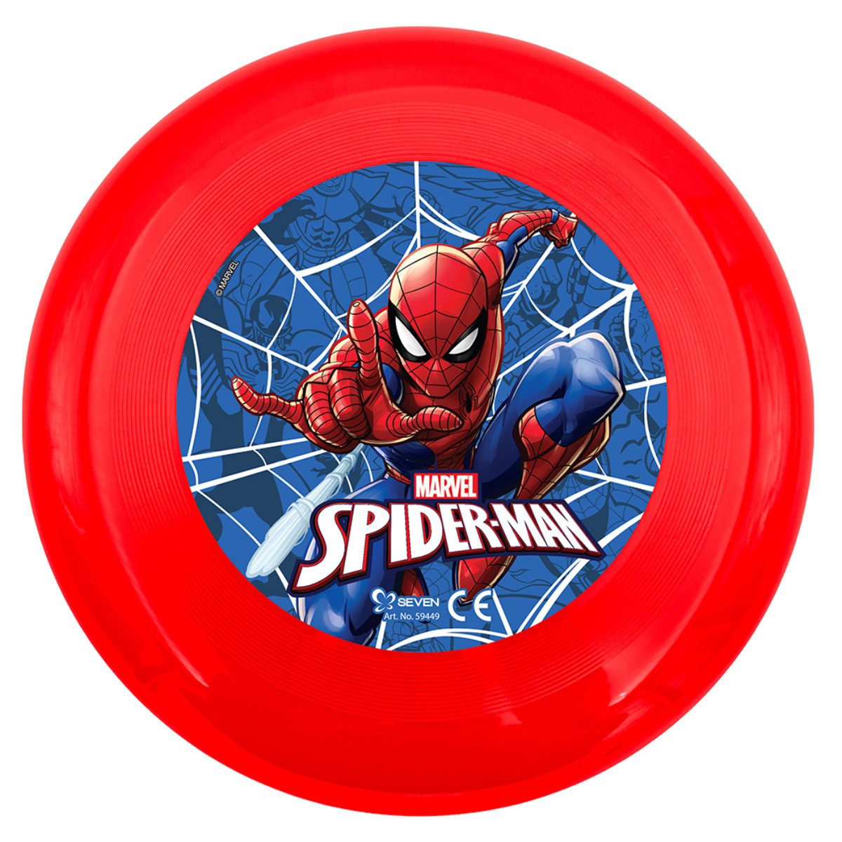 Spiderman Spiel Frisbee Wurfscheibe 23 cm Spielzeug für Freizeit Urlaub Ausflüge