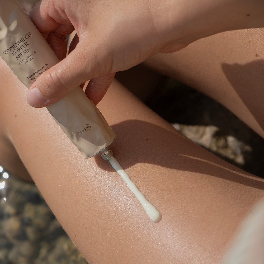 JUNGLÜCK Sonnenschutzmilch Sonnenmilch Körper SPF 50+ - schnell einziehend, 1-tlg., Schnell einziehende Sonnenmilch mit hohem UV-Schutz