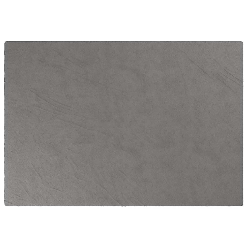 vidaXL Bettüberwurf Gewichtsdecke mit Bezug Grau 140x200 cm 10 kg Stoff
