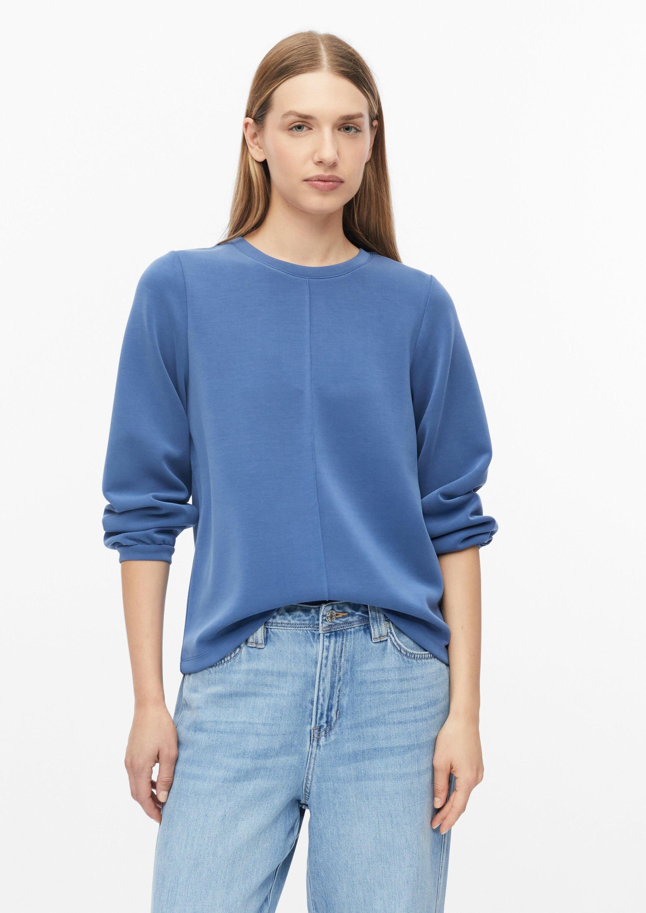 s.Oliver Sweatshirt Sweatshirt Scuba-Sweatshirt mit weitem Arm