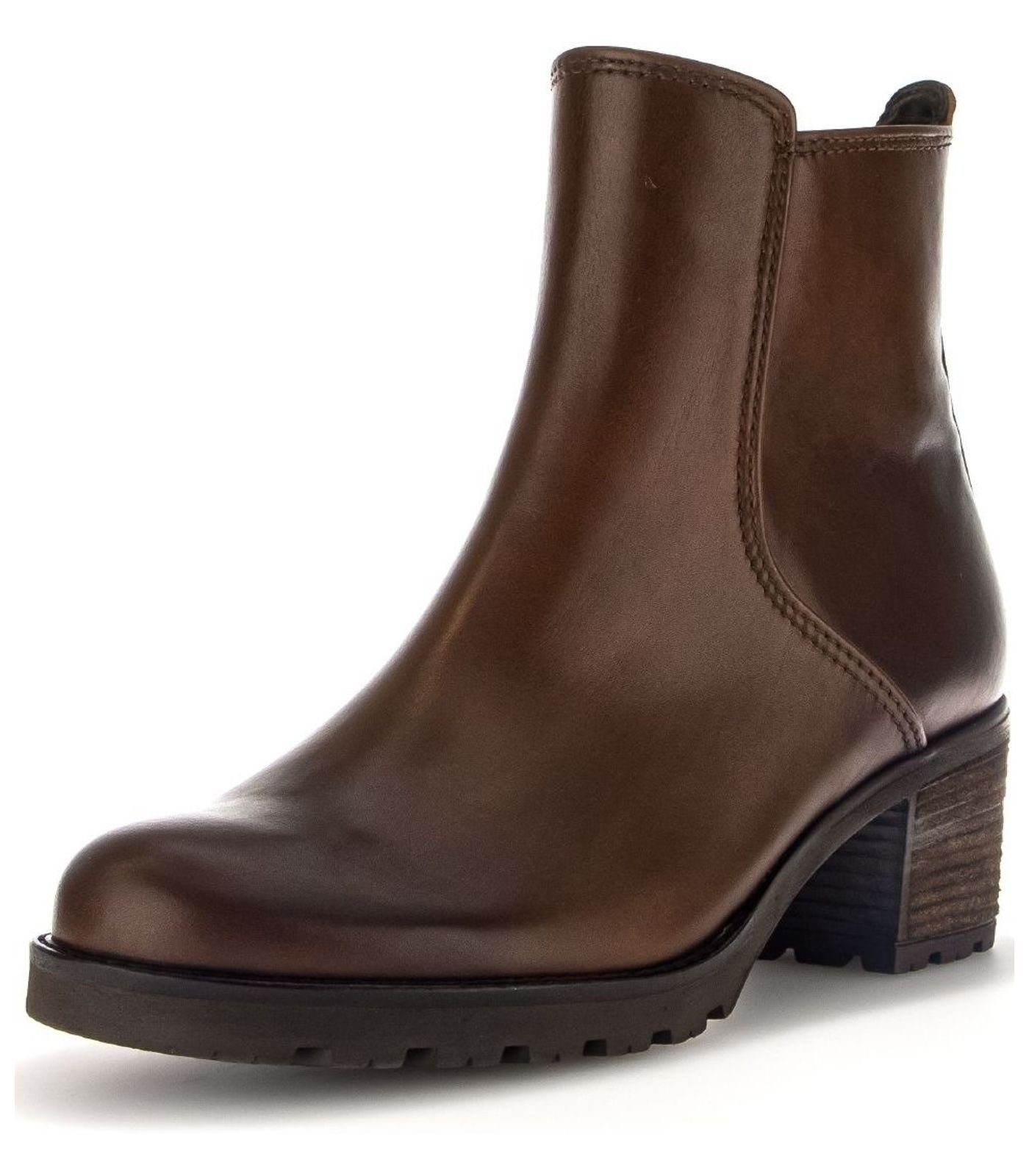 Gabor Stiefelette Leder Stiefelette sattel