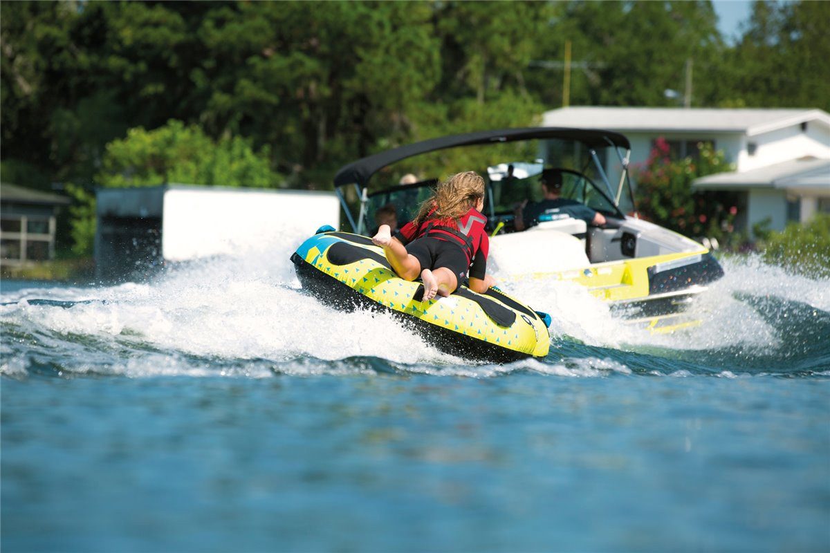 Jobe SUP-Board DEVOCEAN Jobe Breeze/Coin 1 Persoen Tube Scheibe Towable Decktube