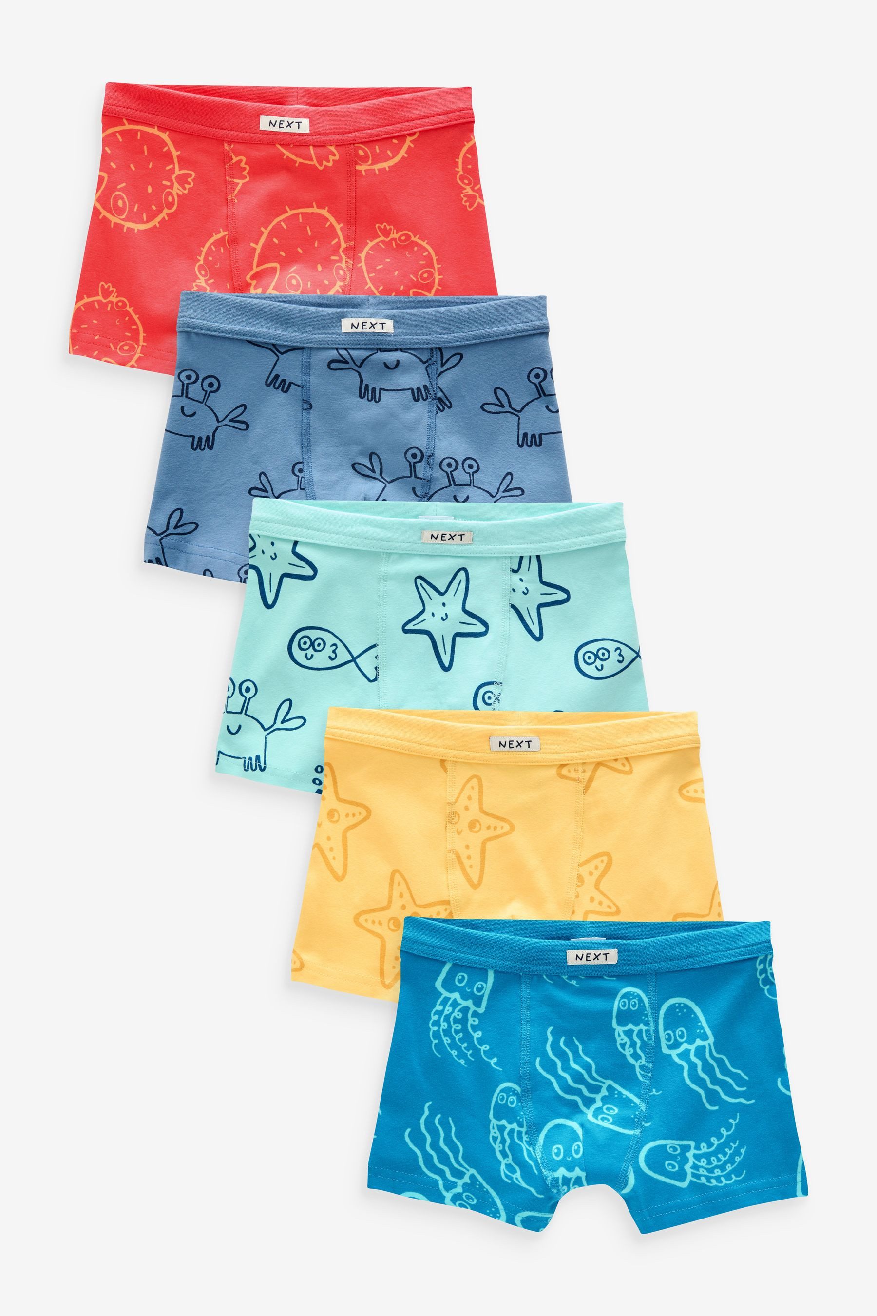 Trunk Boxershorts mit weichem Taillenbund, 5er-Pack