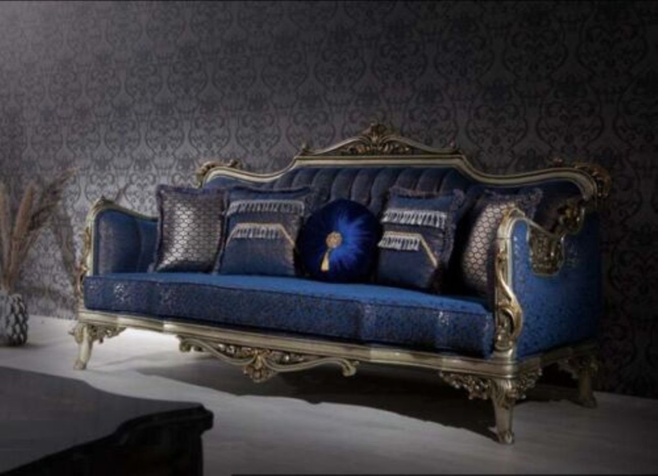 3er Teile, Polster Couchen Couch Made 3-Sitzer Chesterfield Sofa JVmoebel Polster in Dreisitzer, Europa 1 Couch