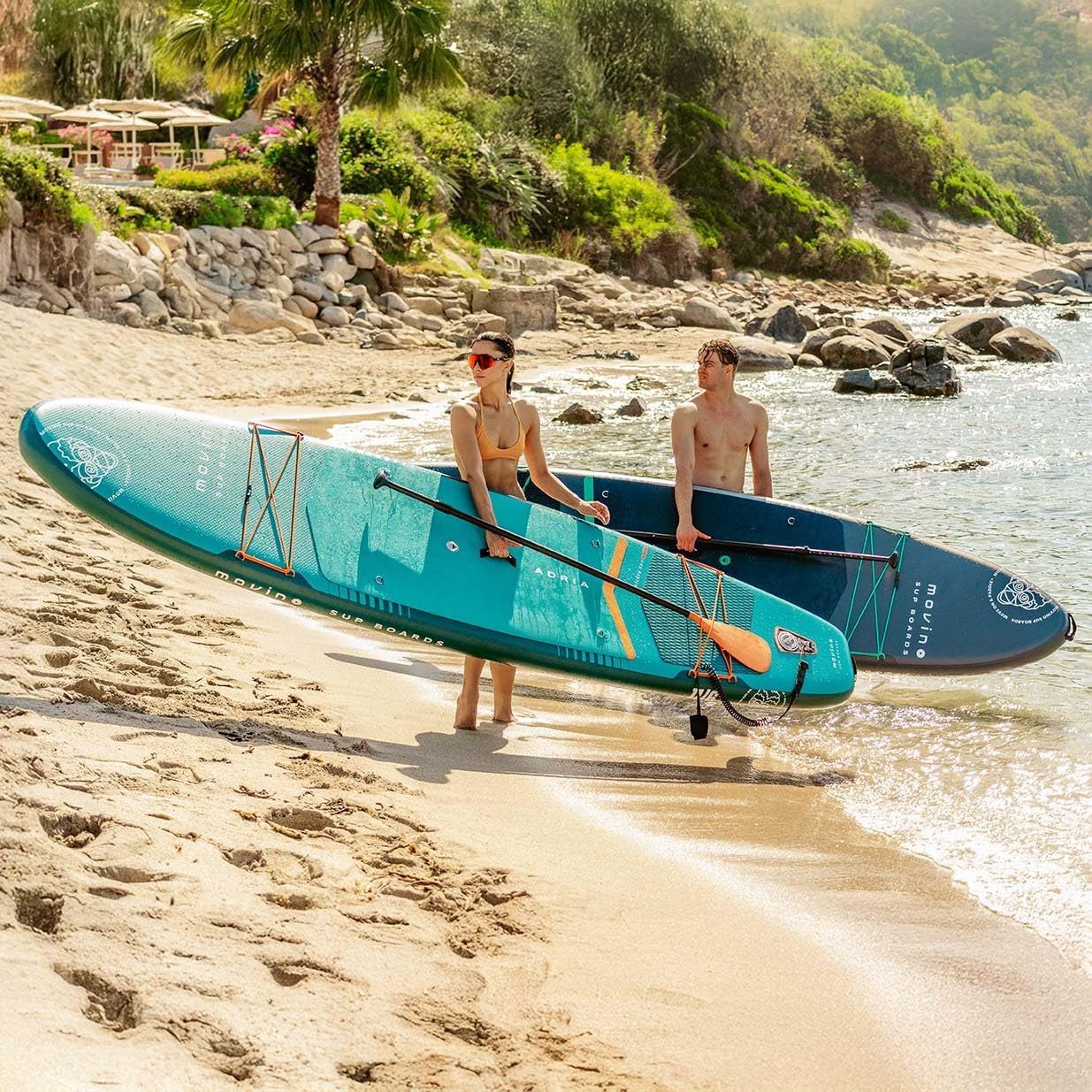 Movino SUP-Board MOVINO ADRIA 2in1 Set verschweißte Kanten Tragkraft 165kg, Allround