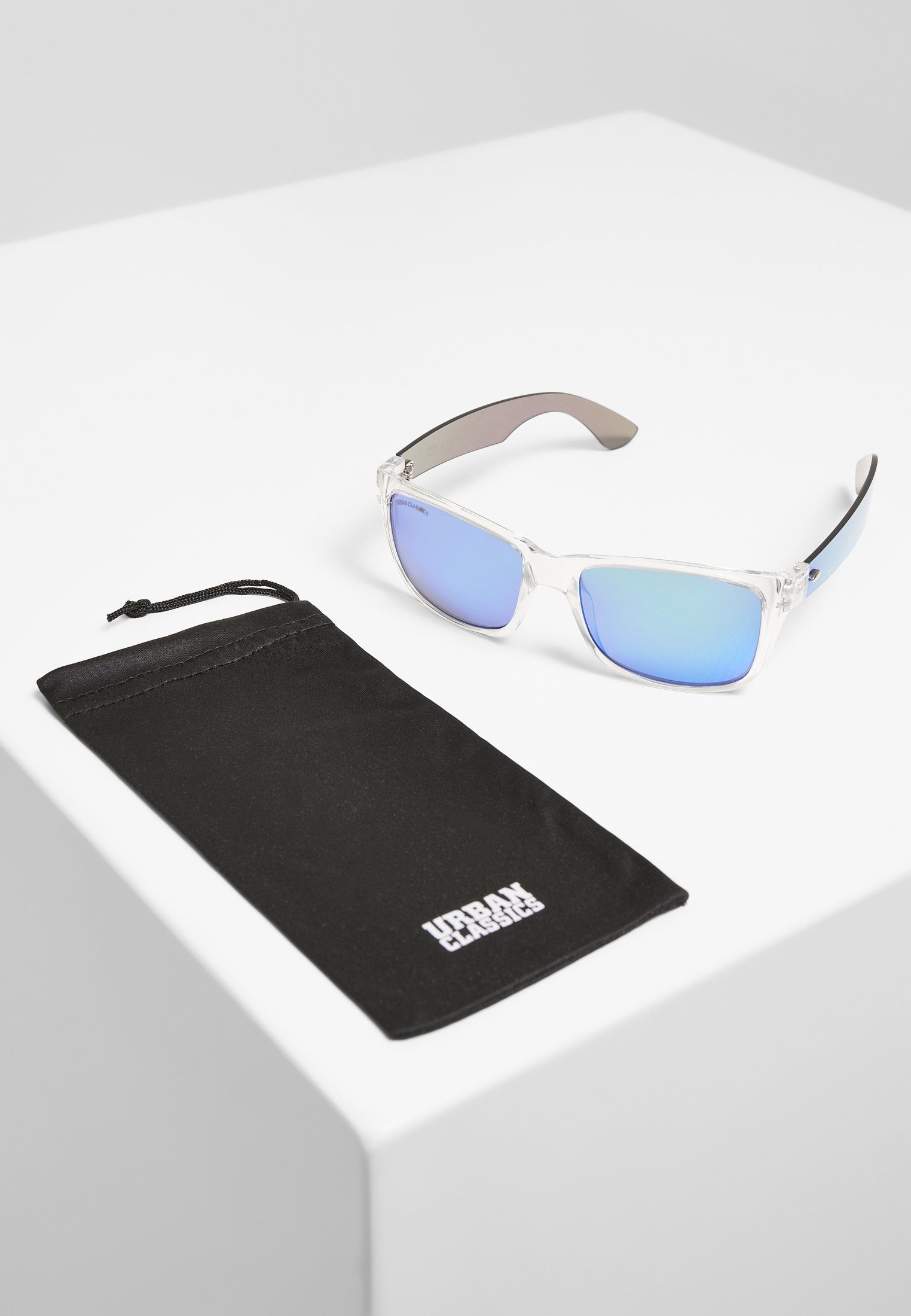 URBAN CLASSICS Sonnenbrille Accessoires 110 Sunglasses UC transparent/blue