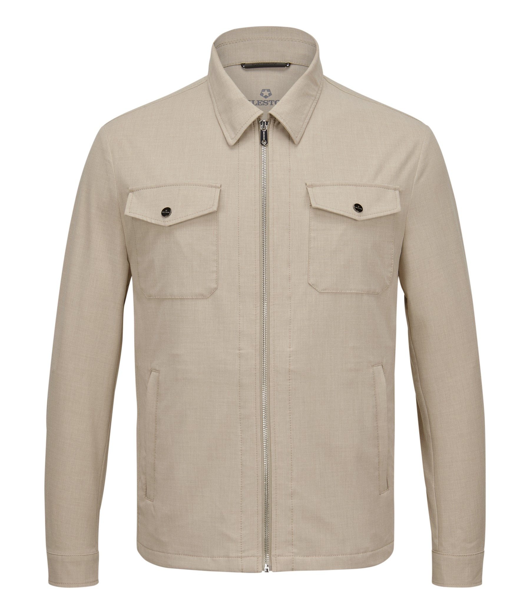 Milestone Hemdjacke MSTrenton Sehr leichtes Travel-Overshirt aus Bi-Stretch-Material