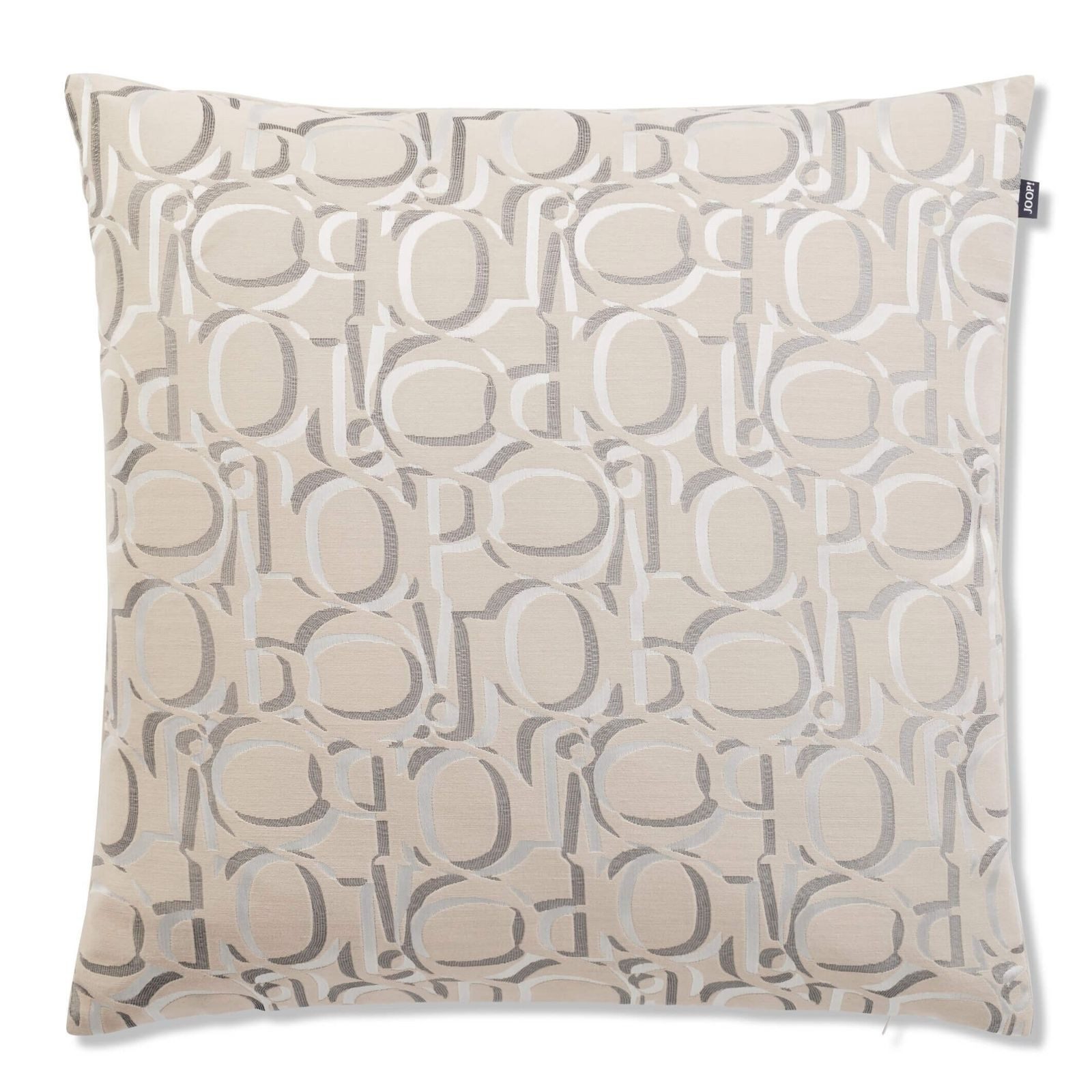 JOOP! Dekokissen Kissenhülle Ornament 70787 Beige, Joop!-Buchstaben, Wendeoptik