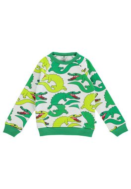 Småfolk Sweatshirt Sweatshirt mit Krokodile Hergestellt aus Baumwolle