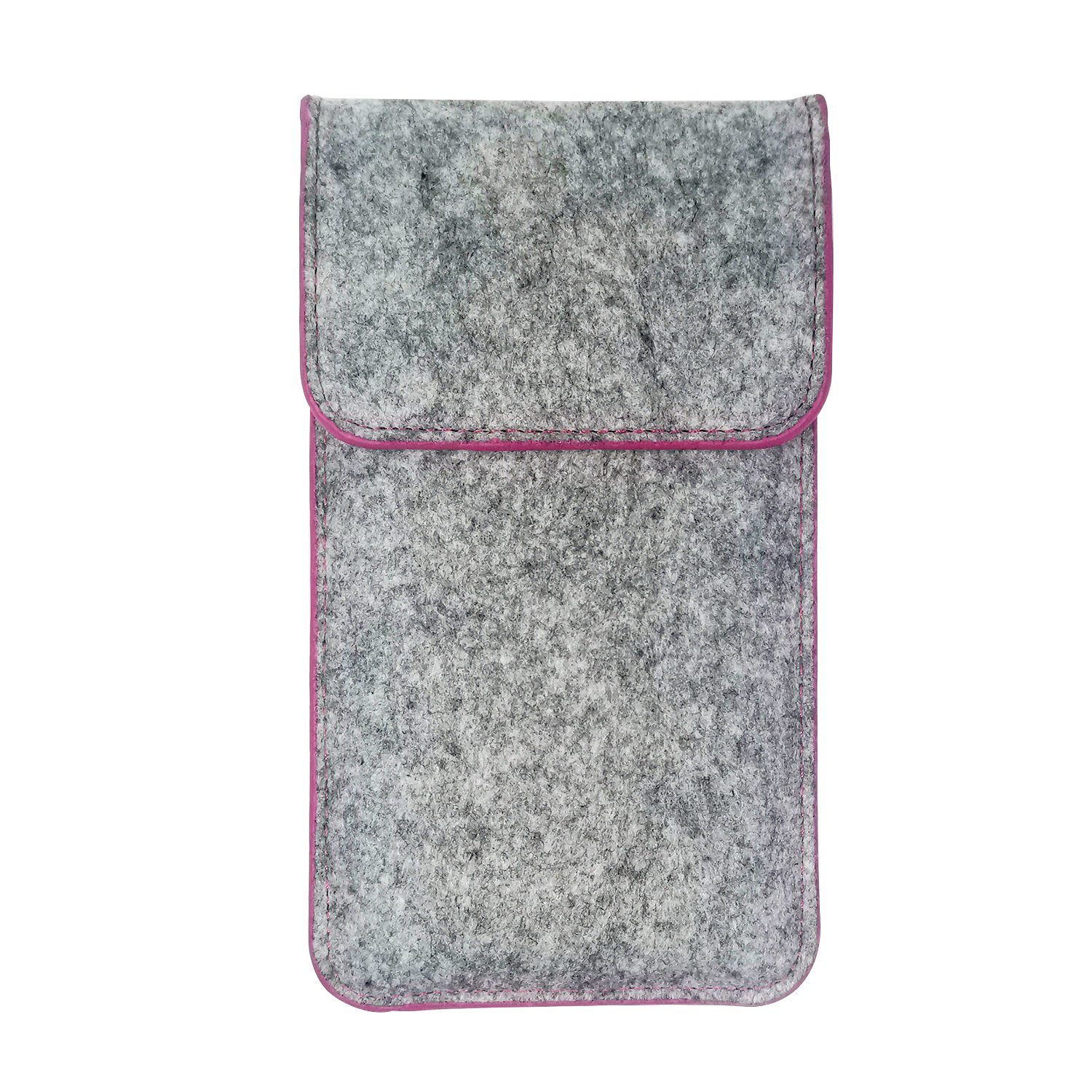 K-S-Trade Handyhülle für Vivo X200 Pro mini, Handy Schutz Hülle Schutzhülle Handyhülle Filztasche Pouch