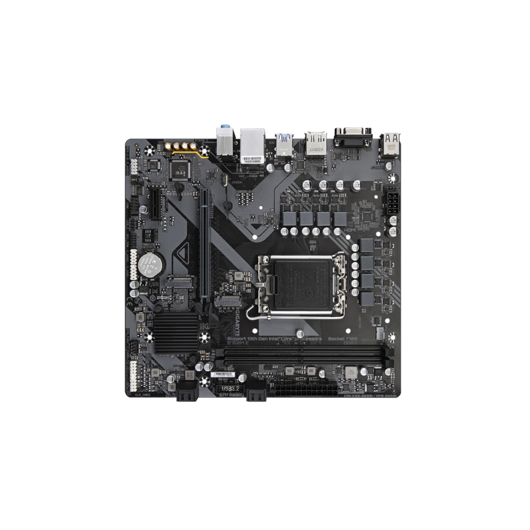Gigabyte B760M E Mainboard – Unterstützt Intel Core Prozessoren der 14. Generat Mainboard