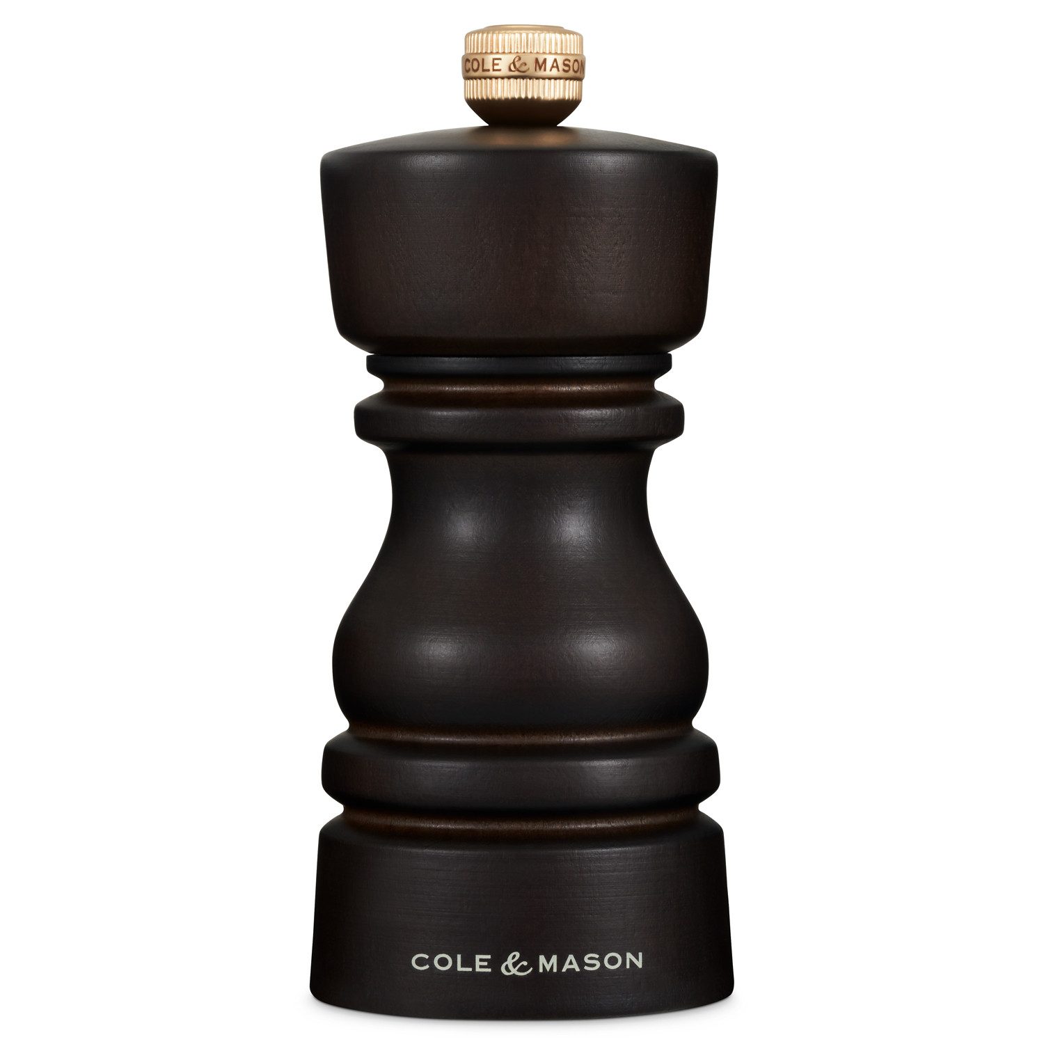 Cole & Mason Salzmühle London manuell, aus Buchenholz mit korrosionsbeständigem Keramikmahlwerk
