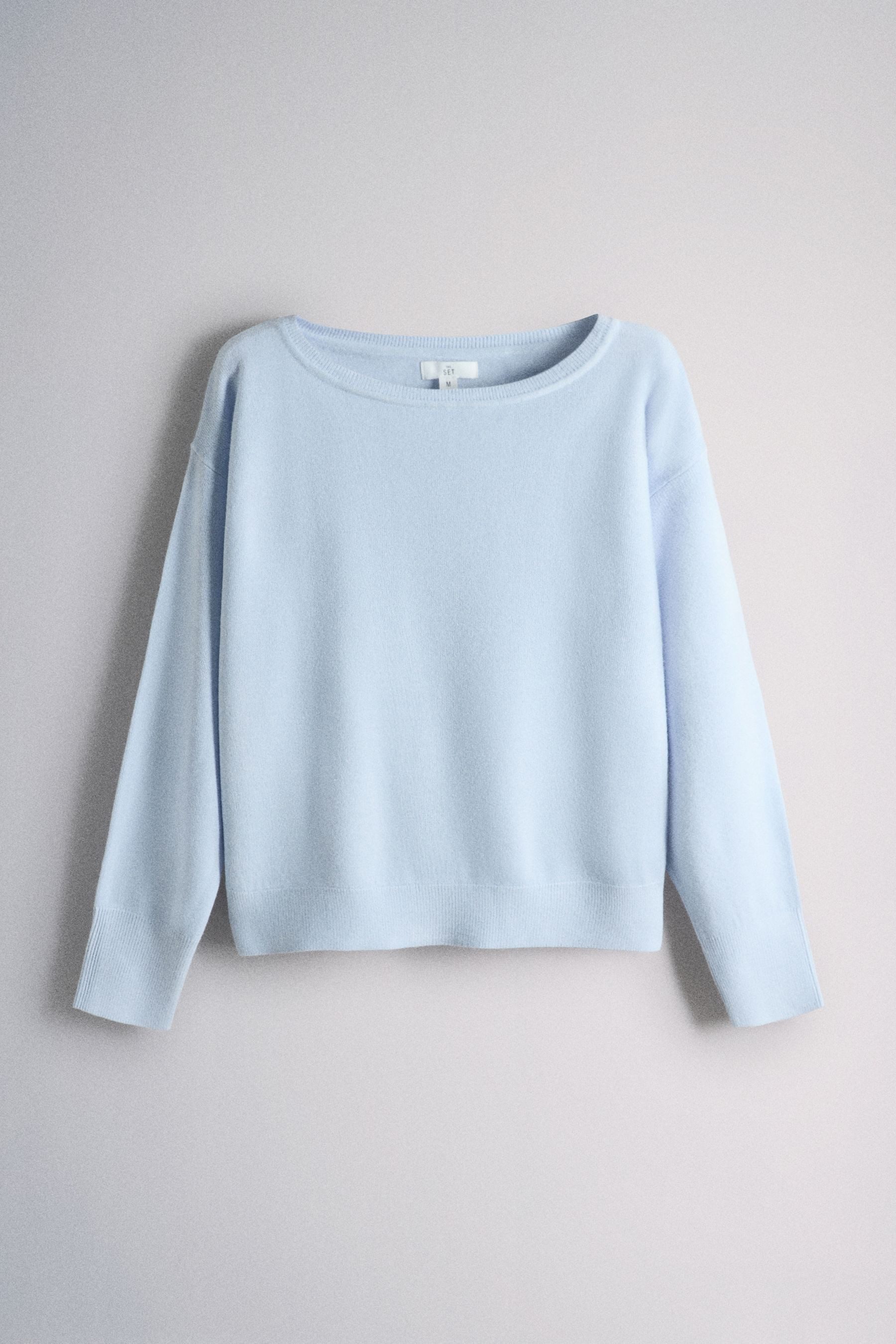 The Set Strickpullover The Set Strickpullis, U-Boot-Ausschnitt, 3er-Pack (3-tlg)