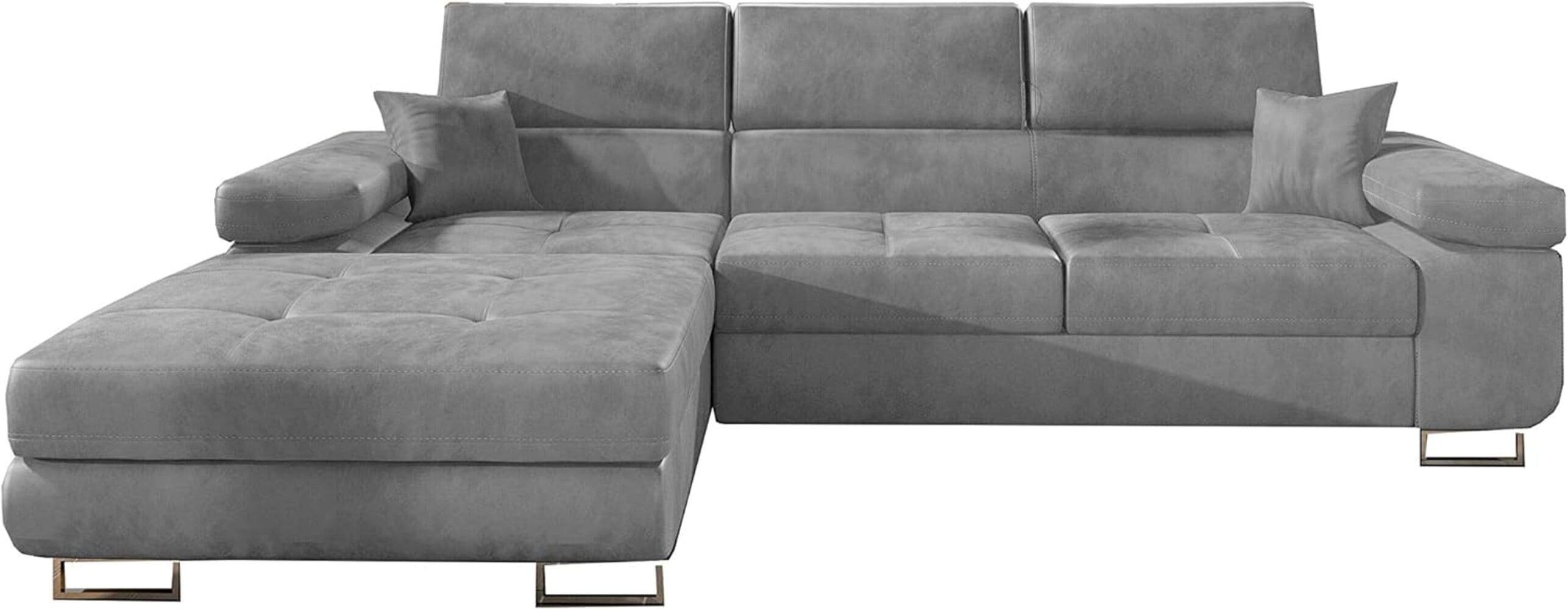 MOEBLO Ecksofa ALVARO, Eckcouch mit Bettfunktion günstig online kaufen