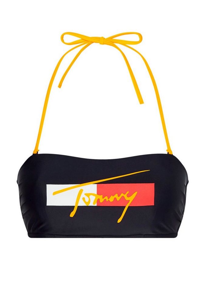 Bademode - Tommy Hilfiger Bandeau Bikini Top, mit Tommy Schriftzug ›  - Onlineshop OTTO