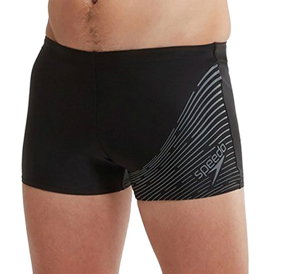 Speedo Badehose Speedo Medley Logo Aquashort Herren Badehose 8-1135416903, Schwarz