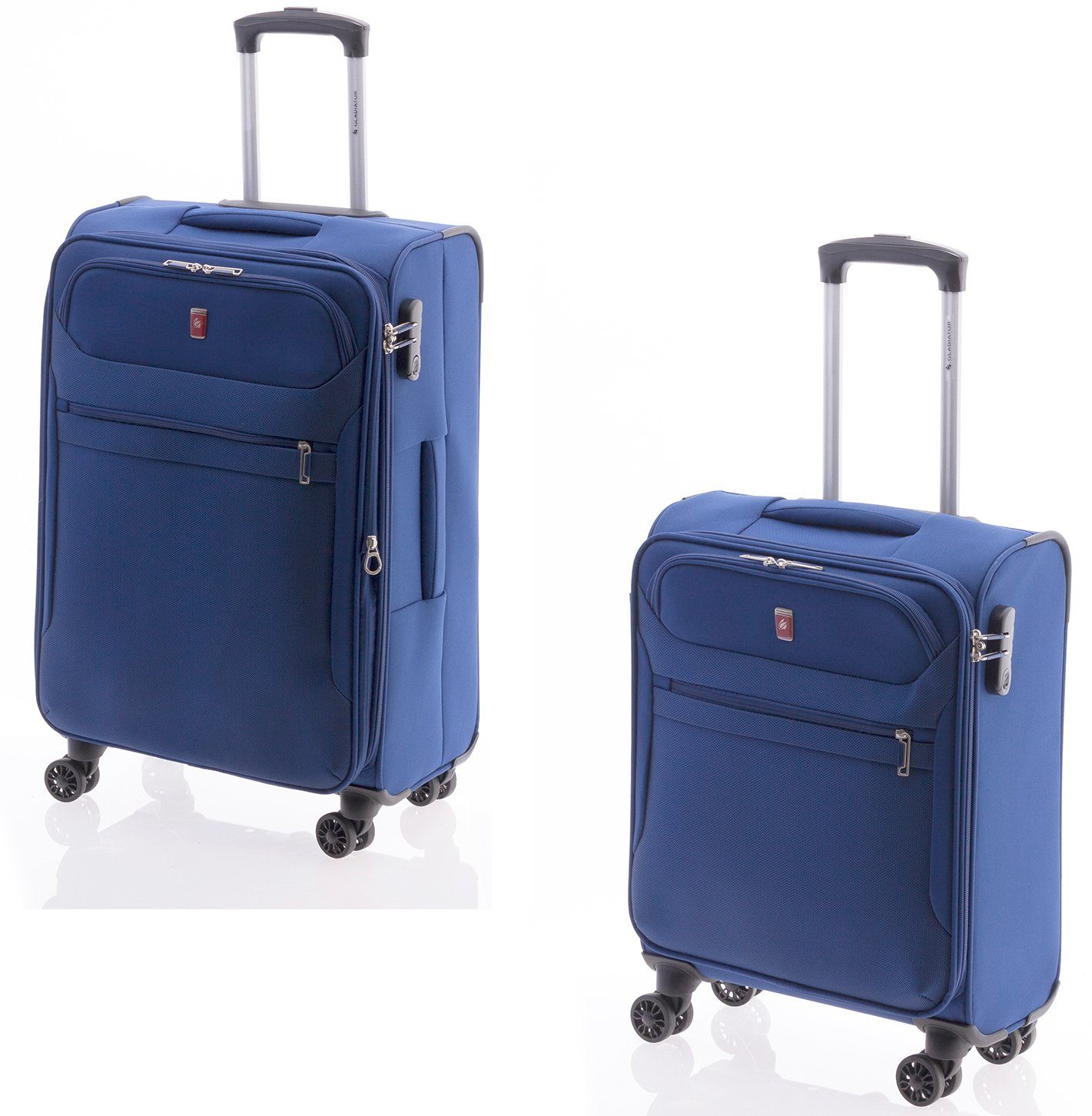 GLADIATOR Trolleyset 2-teilig - 68 cm + 55 cm - 4 Rollen - Dehnfalte - 3 Цвета(ов)