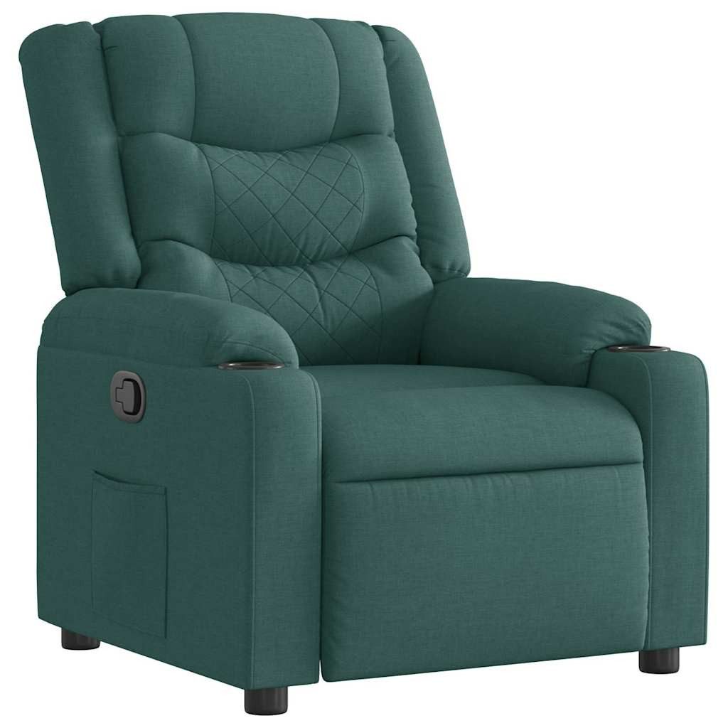 vidaXL Sessel Relaxsessel Dunkelgrün Stoff (1-St) günstig online kaufen