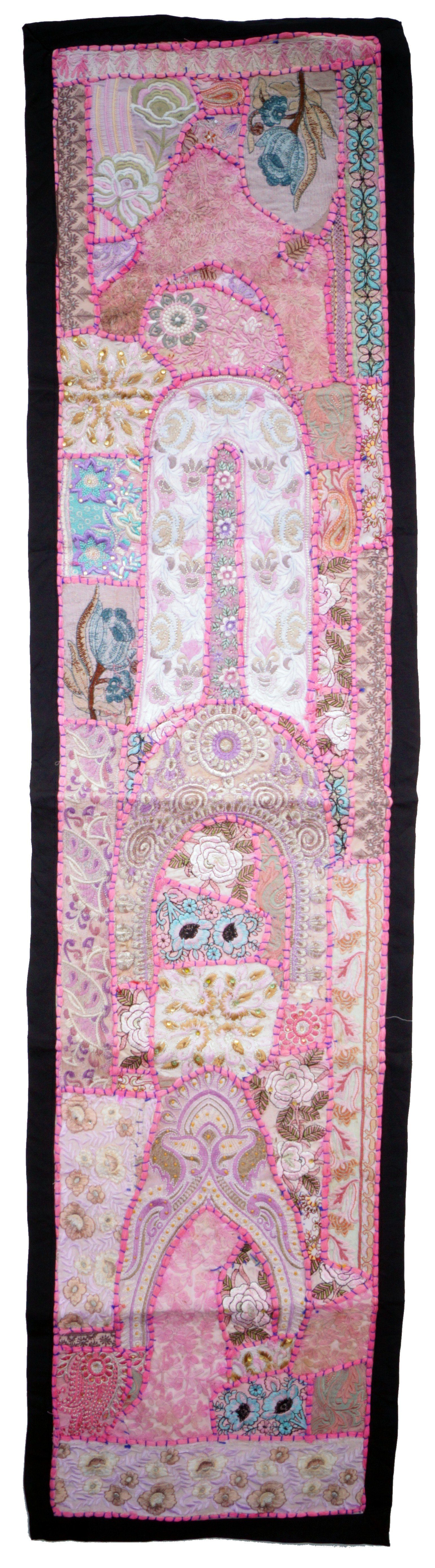 Guru-Shop Wandteppich Orientalischer Tischläufer, Wandbehang,.., Höhe: 35 mm