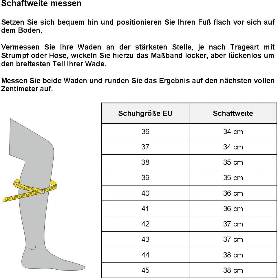 Remonte Stiefel Innenreißverschluss, praktischem XS-Schaft mit braun