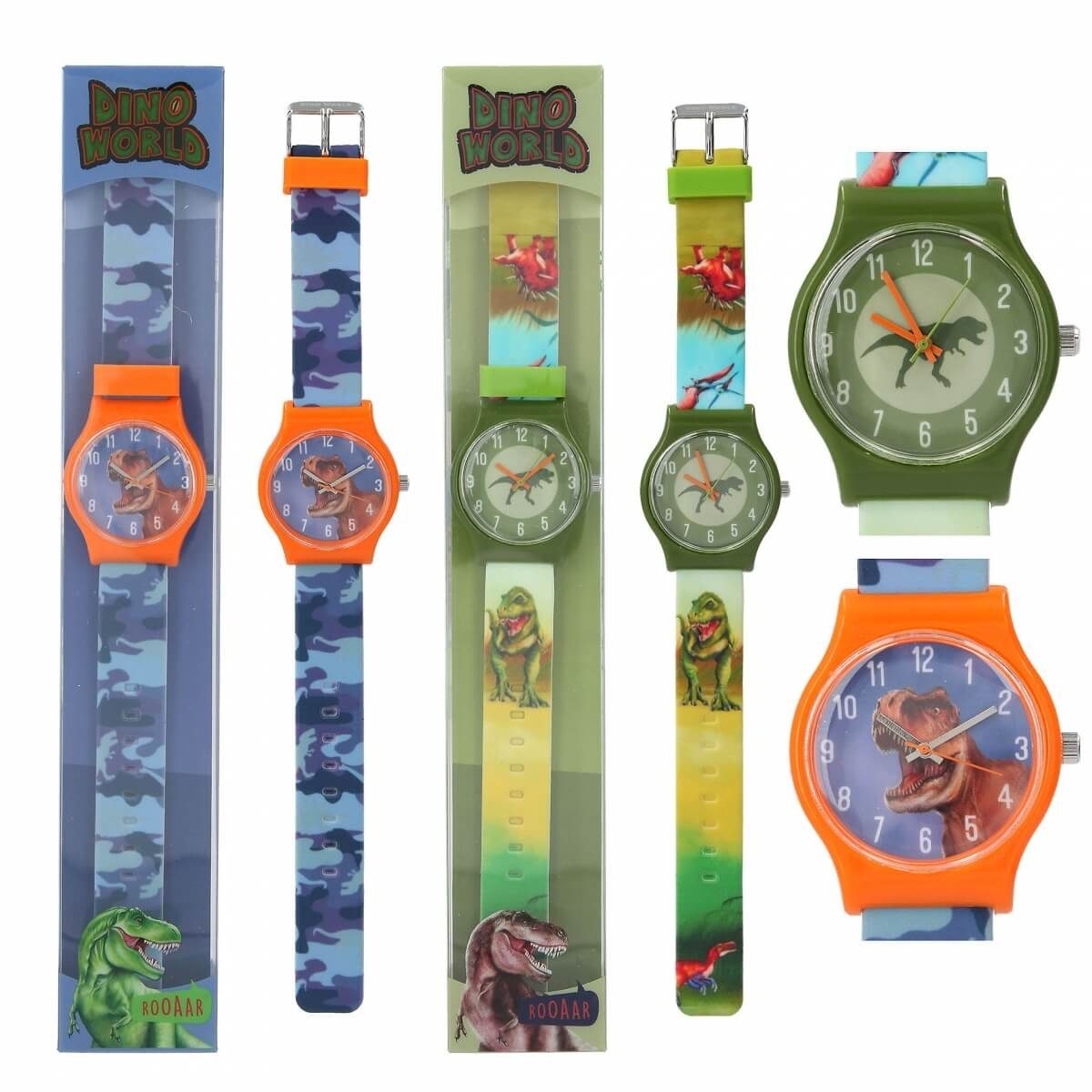 Depesche Uhrenarmband Dino World Silikon-Armbanduhr