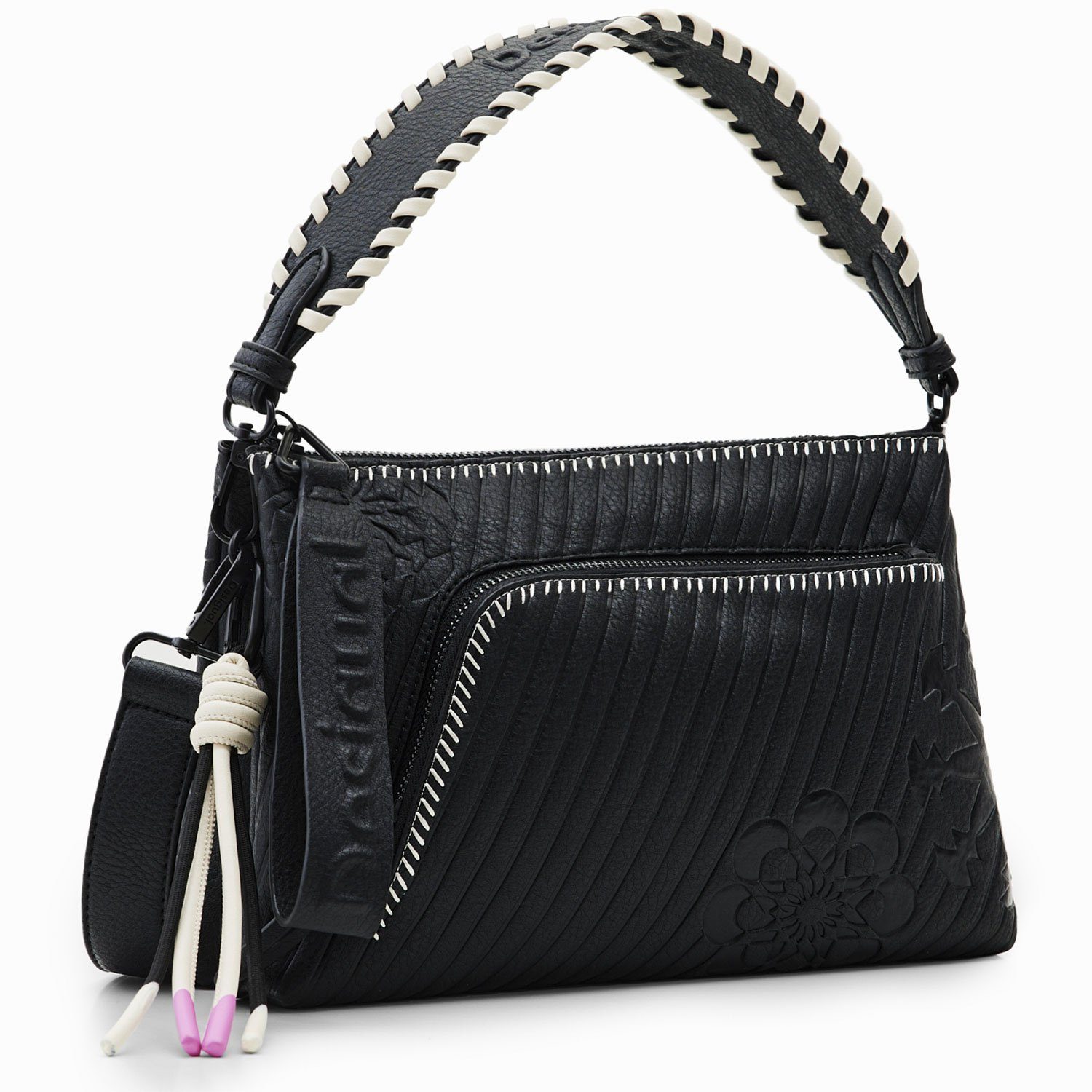 Umhängetasche Desigual Damen Umhängetasche Softfree Dortmund Black