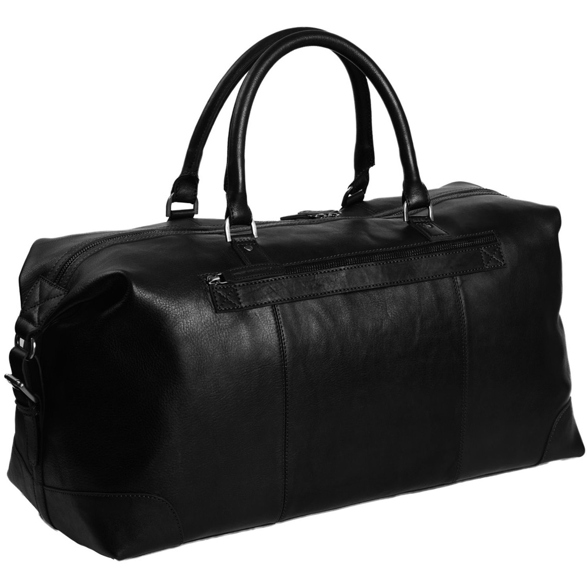 The Chesterfield Brand Weekender schwarz Soft Leder Class