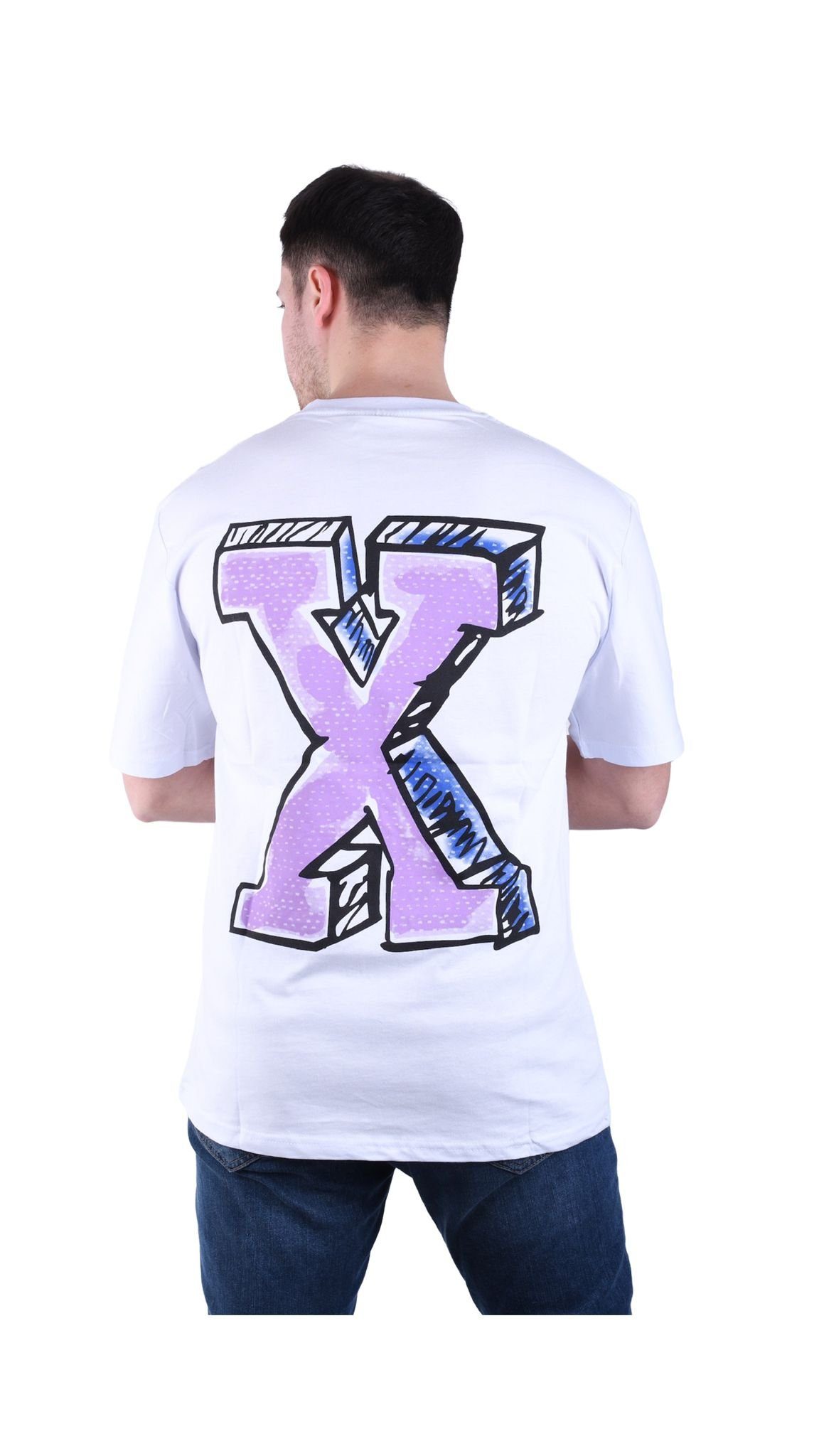 Megaman Jeans T-Shirt Megaman, Herren T-Shirt, Oversize
