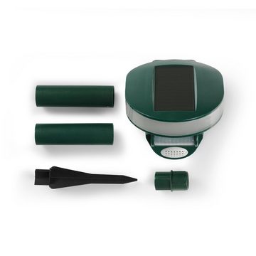 MAXXMEE Ultraschall-Tierabwehr, Solar-Tiervertreiber Ultraschall Kabelloser Batteriebetrieb grün