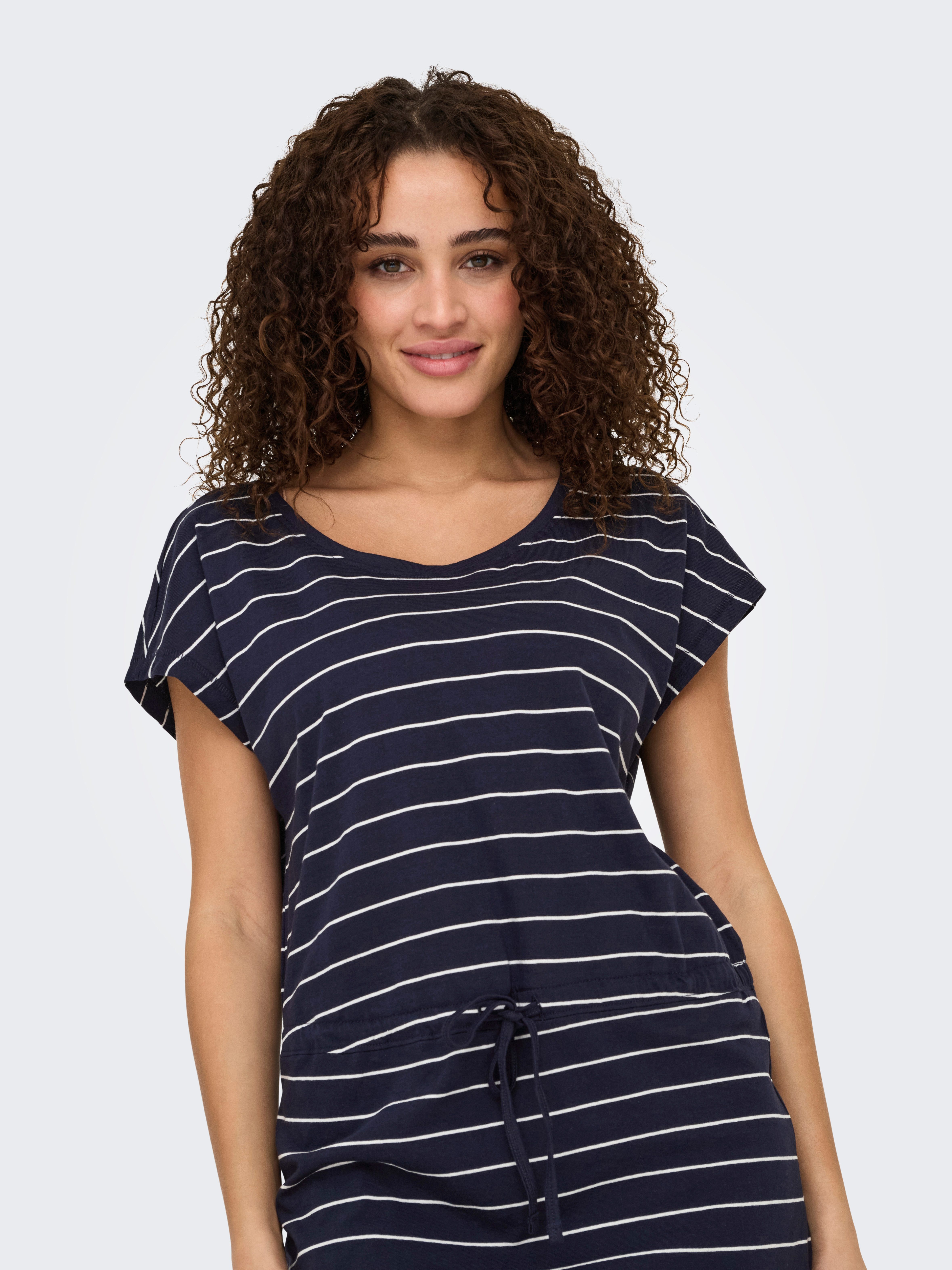 ONLY Shirtkleid ONLMAY LIFE S/S DRESS 2 PACK CS JRS (2er-Pack) Baumwolle, regular fit, Rundhals