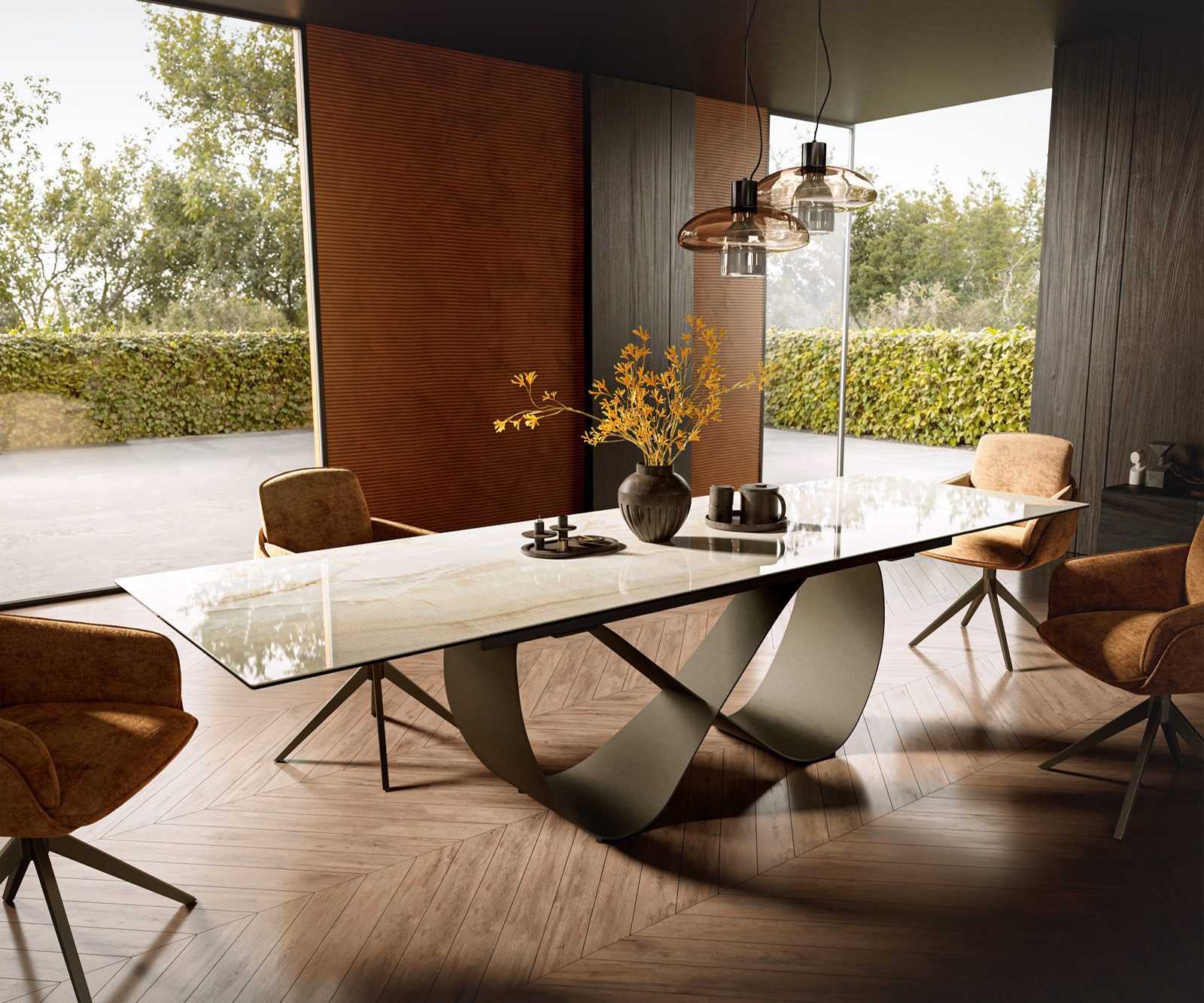 DELIFE Esstisch Edge, Keramik Laminam® Onice günstig online kaufen