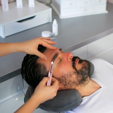 Retoo Augenbrauentrimmer Elektrischer Augenbrauen Rasierer Entferne Batterie Haar Trimmer, Schmerzlose Epilation, Universell einsetzbar, Benutzerfreundlichkeit