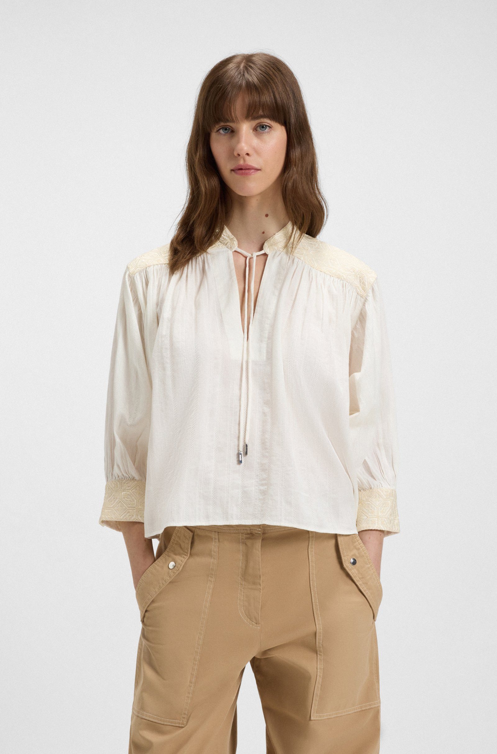 Klassische Bluse natural eighteen