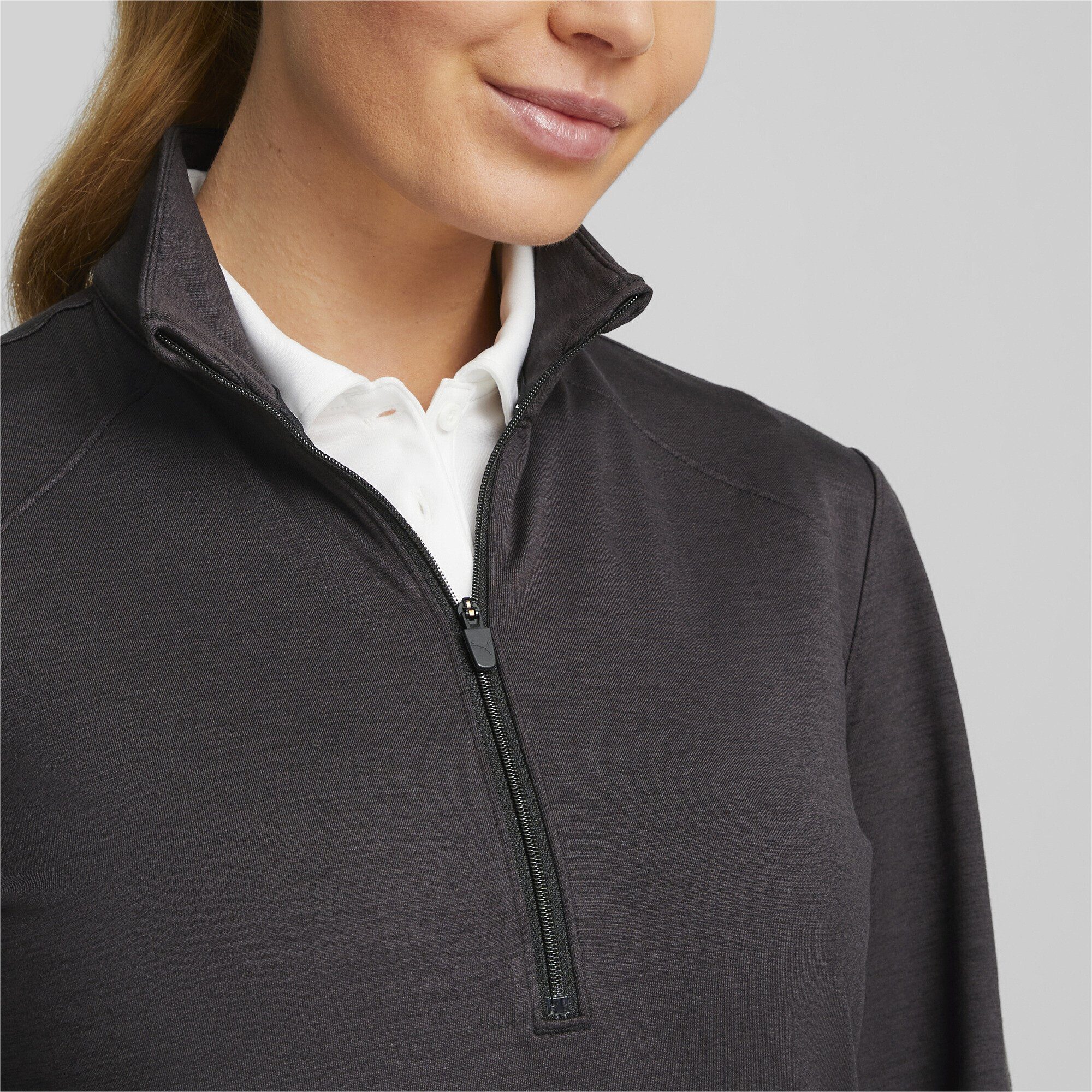 Trainingspullover PUMA mit Rockaway CLOUDSPUN Reißverschluss Golf-Sweatshirt halbem