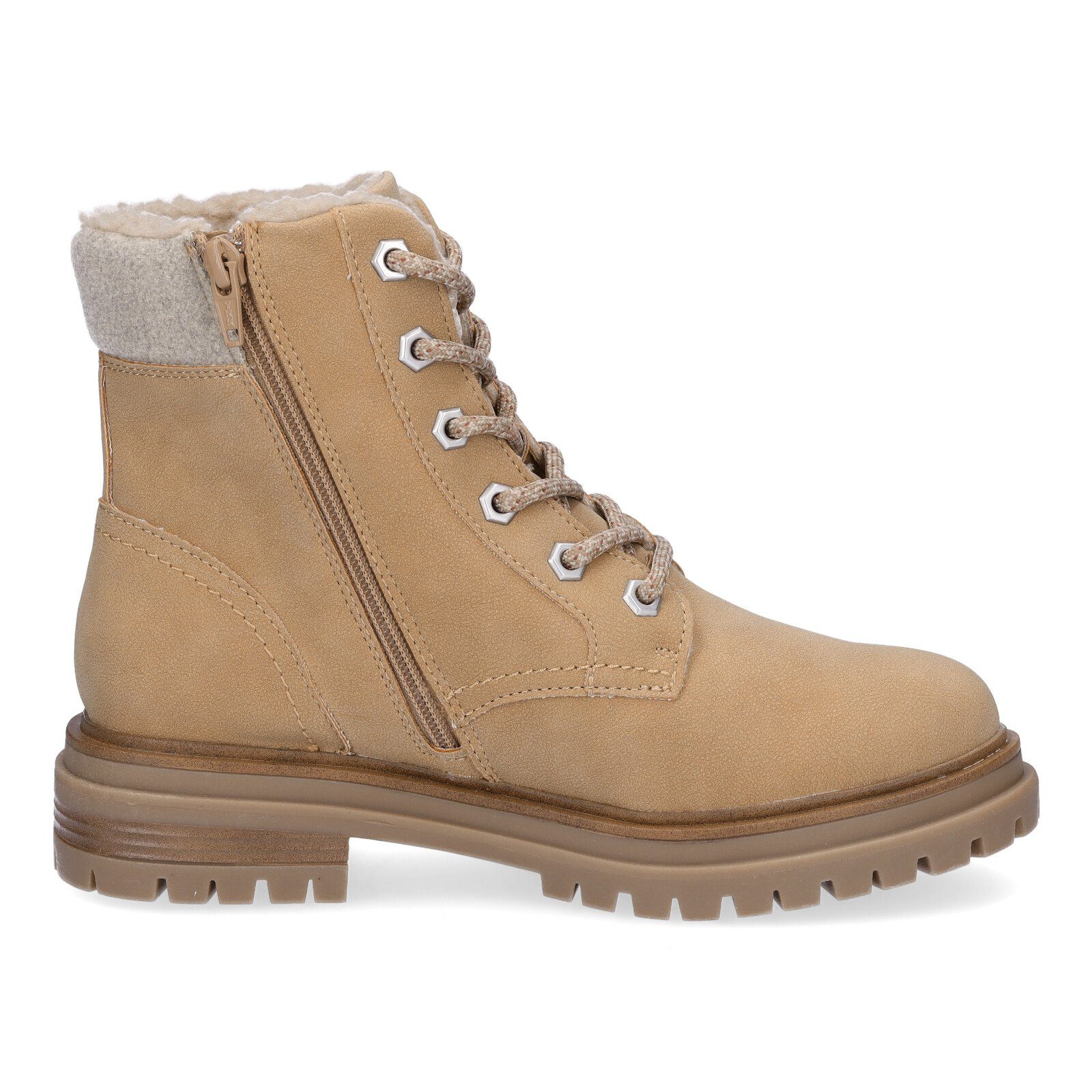 Schnürboots s.Oliver beige Damen s.Oliver Schnürboot