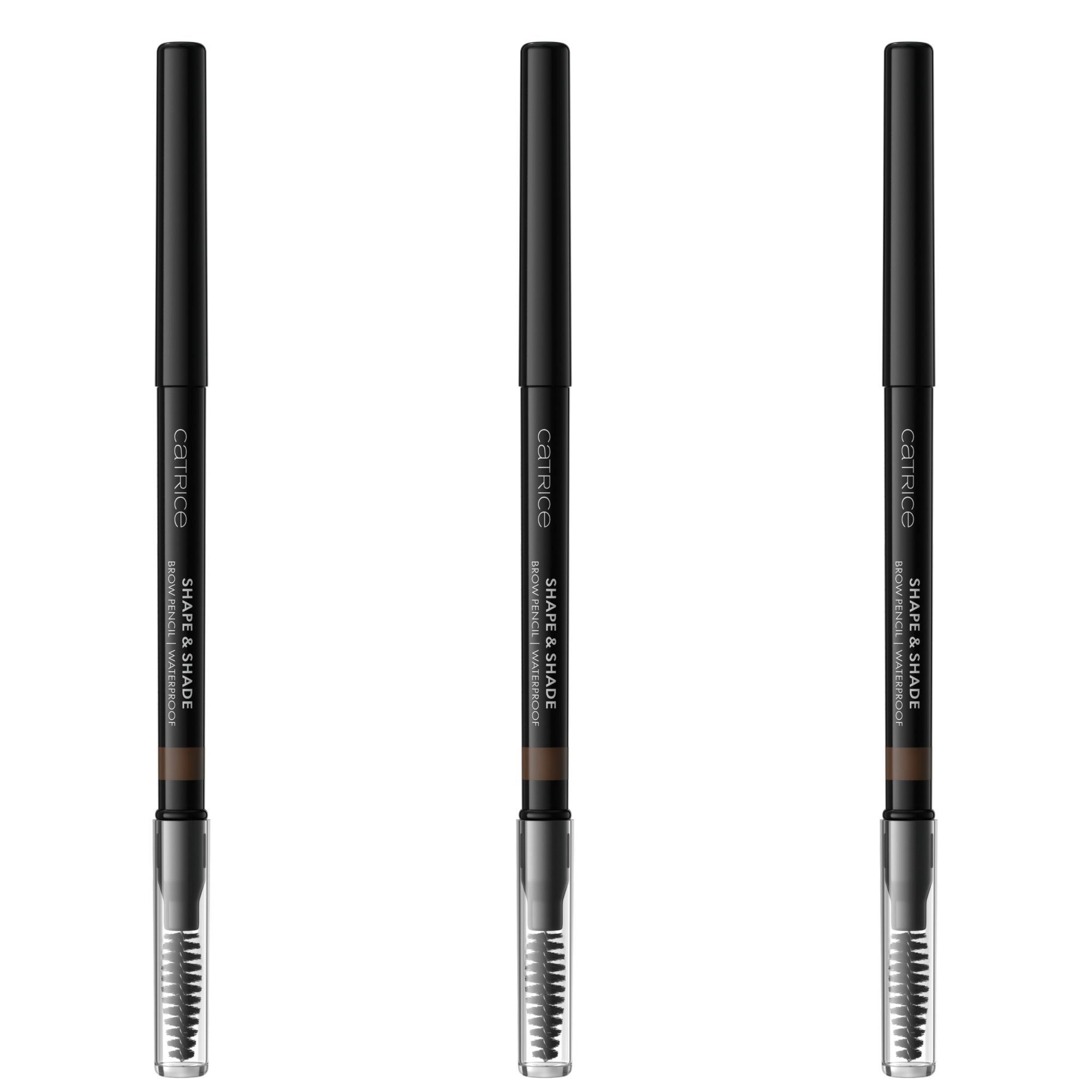 Catrice Augenbrauen-Stift SHAPE & SHADE BROW PENCIL WATERPROOF, 3-tlg., für präzises Formen & Definieren