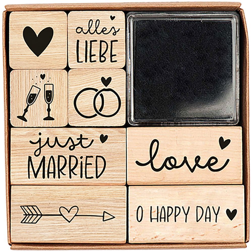 Stempel-Set Hochzeit / diverse