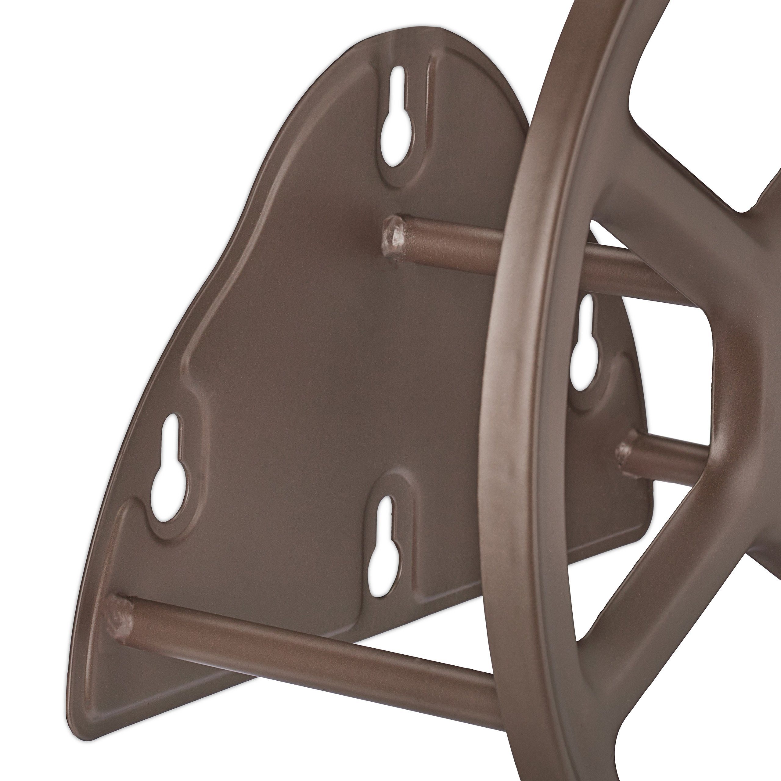 Schlauchhalter 2er Set Für Garten - Stahl Halterung Bis 45m Schlauch