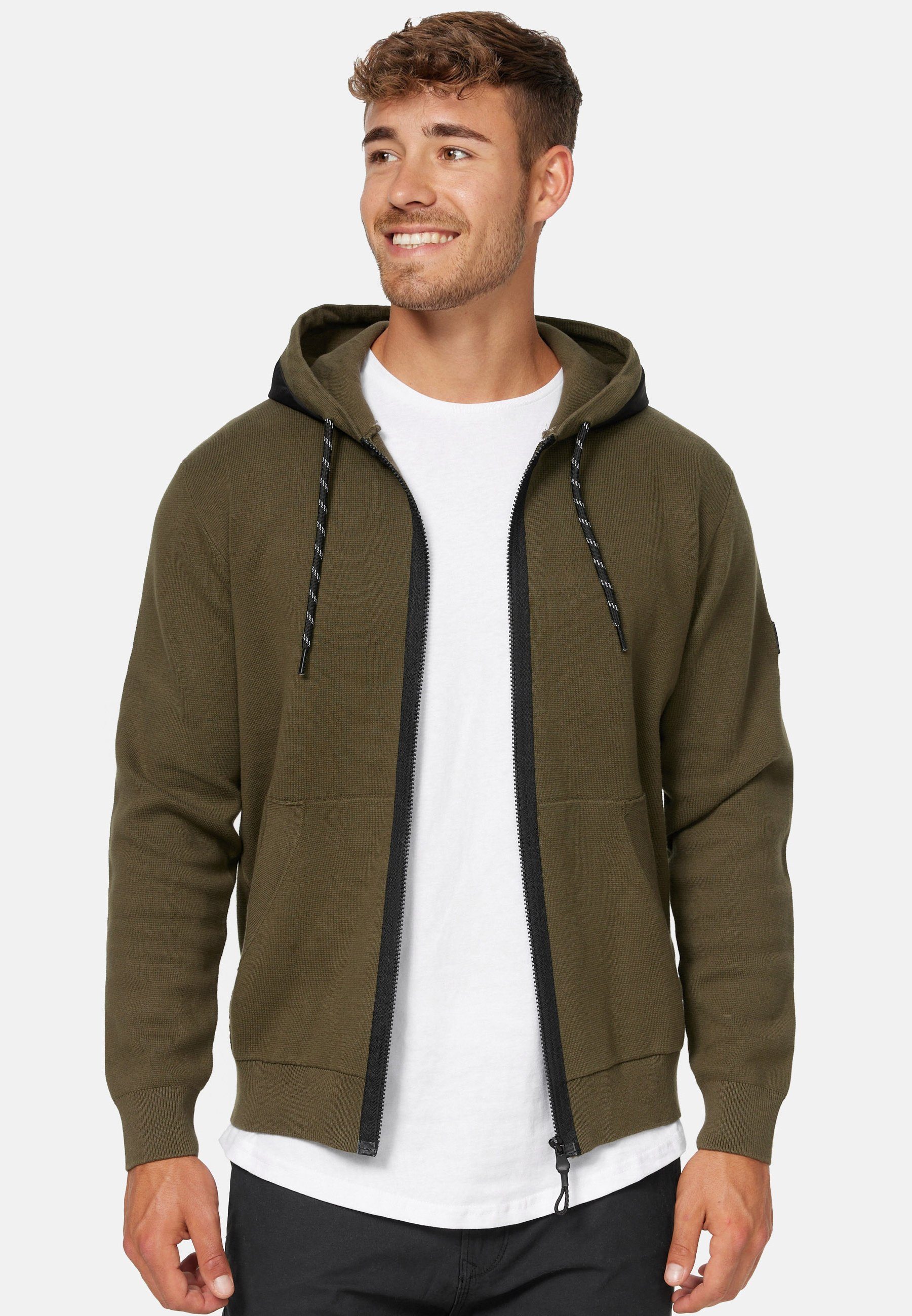 Indicode Sweatjacke Reilly Army