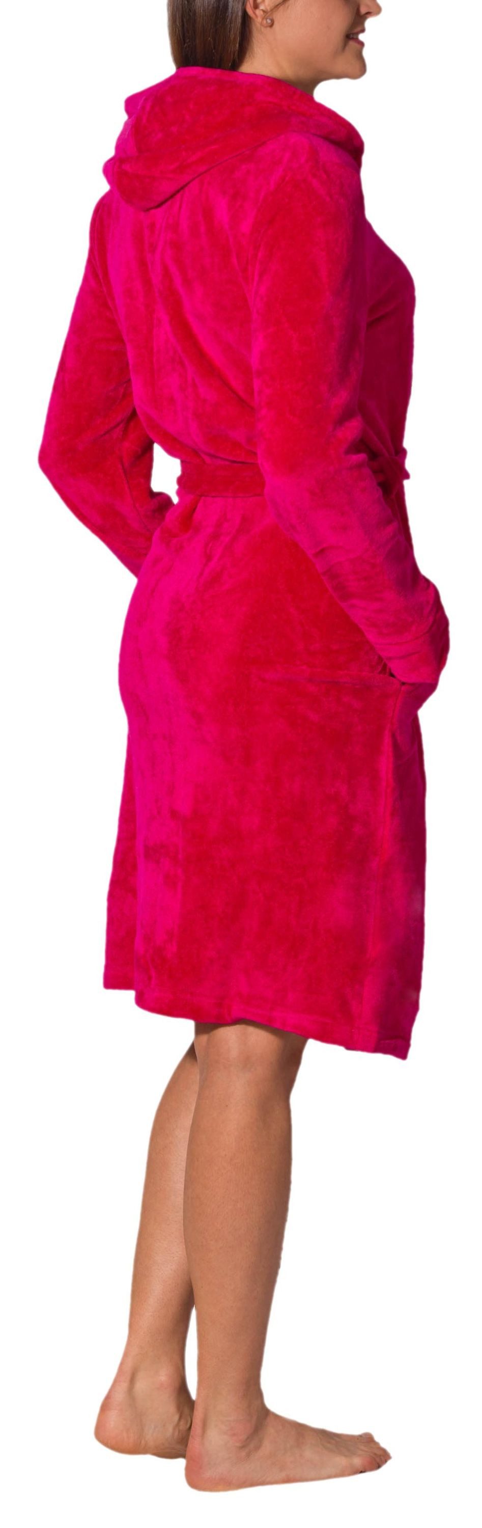 Aquarti Damenbademantel Aquarti Damen Bademantel Morgenmantel günstig online kaufen