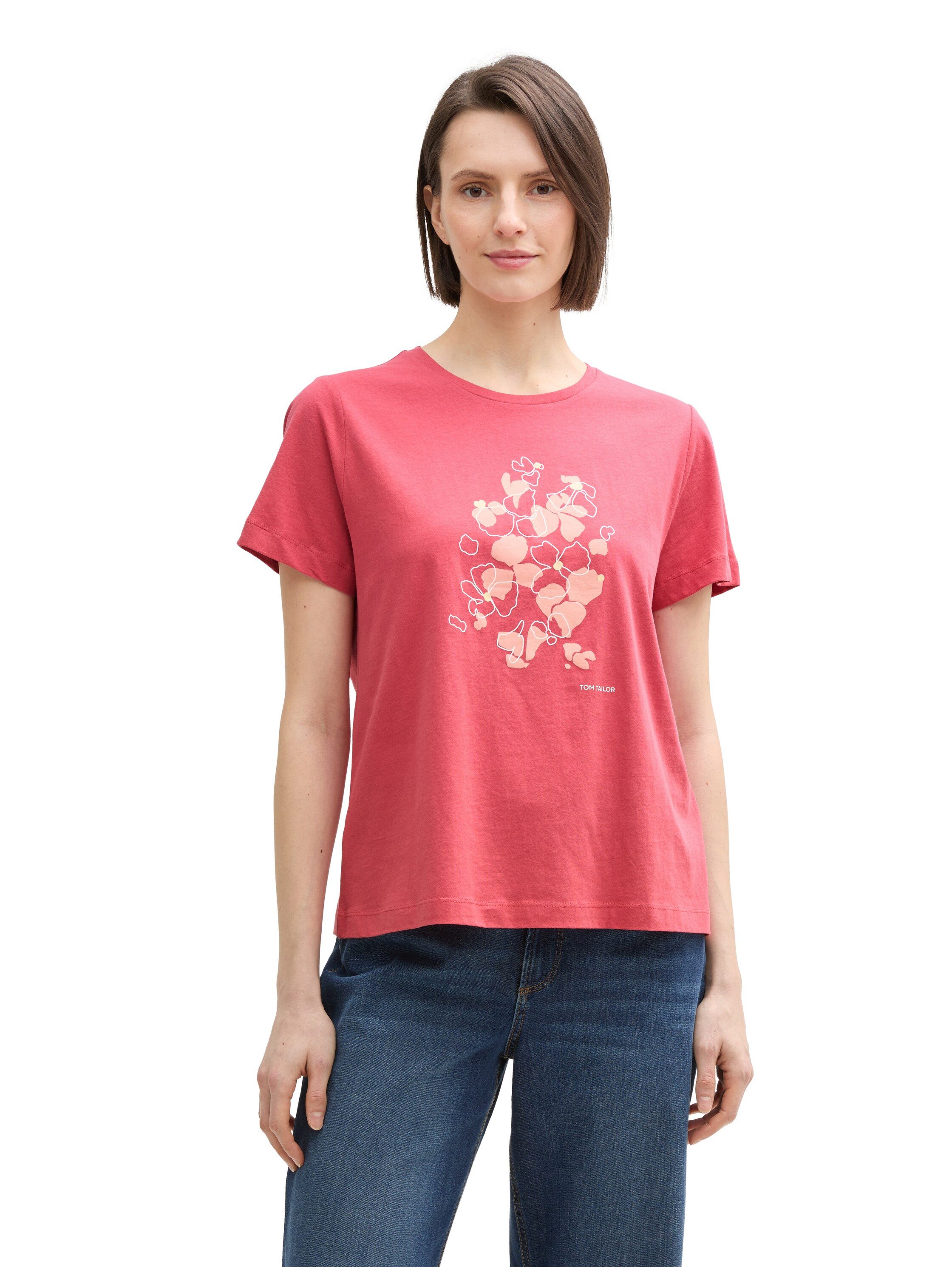 TOM TAILOR T-Shirt mit Frontprint günstig online kaufen