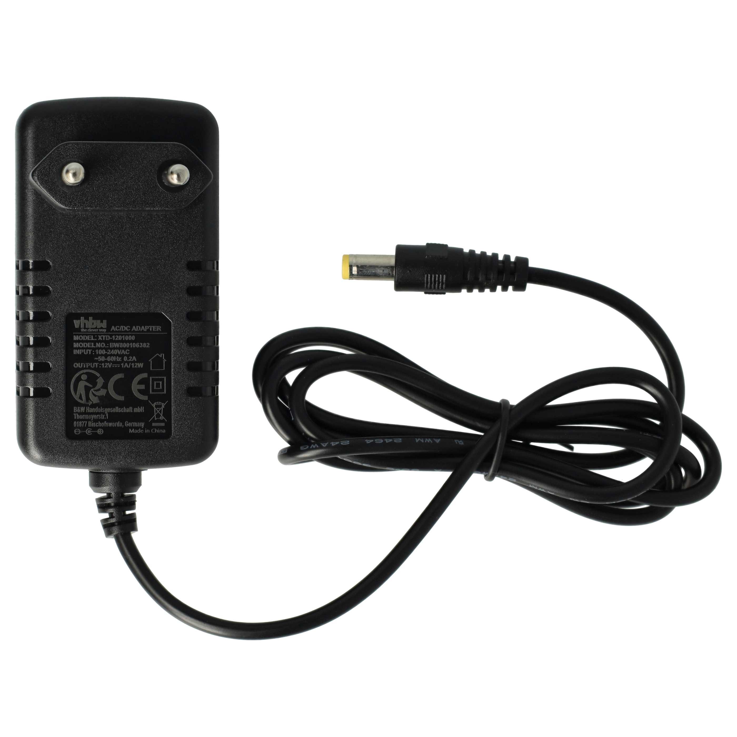 vhbw Netzteil Ersatz für ADS0128-B 120100, NTS 1000-12V, K120P100PGS, DVE Universal-Netzteil
