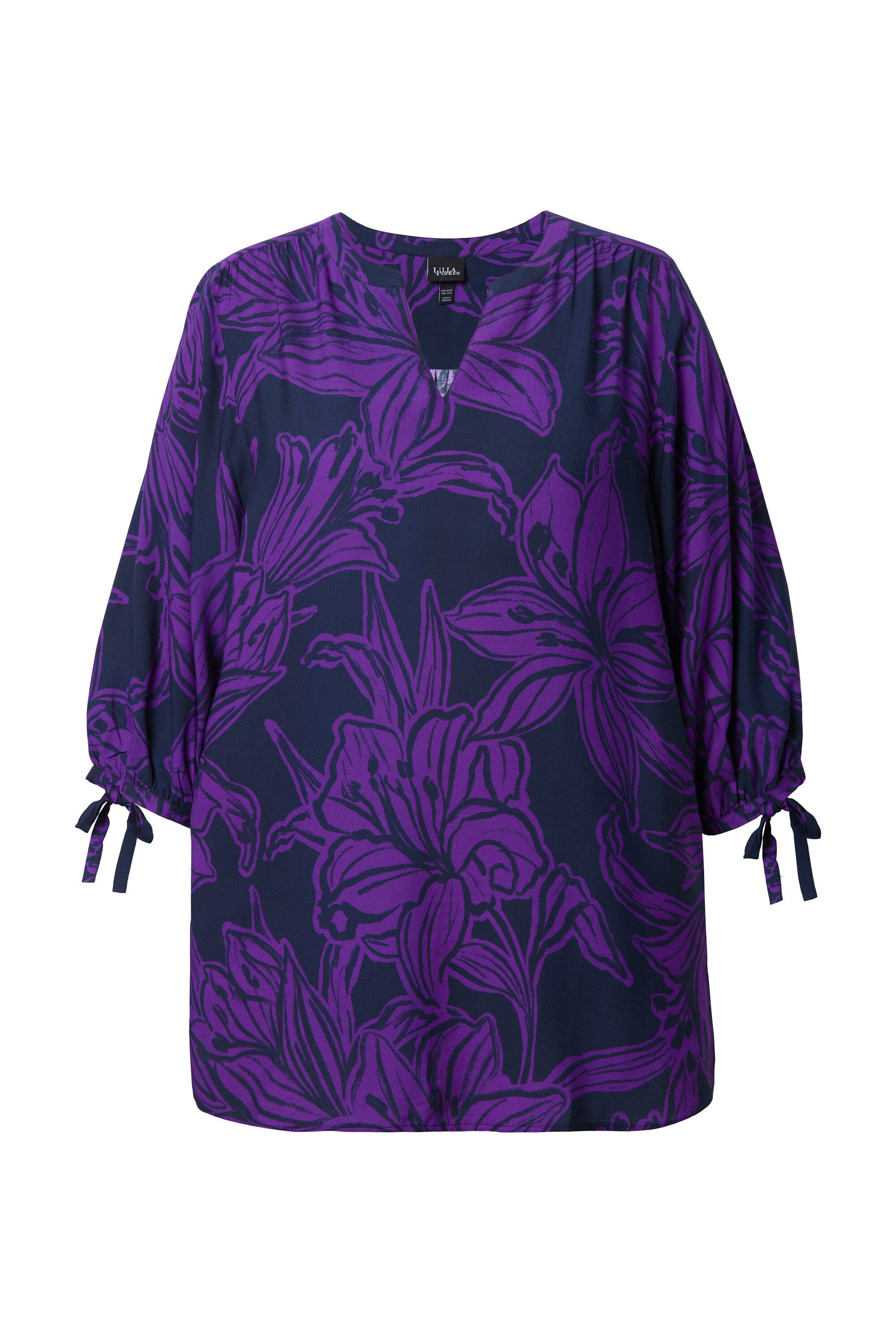 Ulla Popken Tunika Tunika Blüten A-Linie günstig online kaufen
