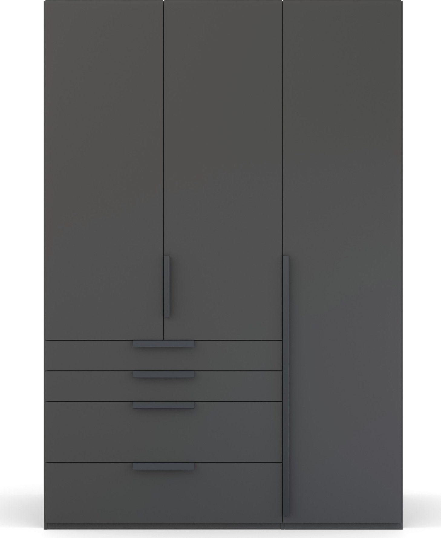 rauch Drehtürenschrank Kleiderschrank Schrank Garderobe Wäscheschrank PURISMA (in den Breiten 151/201/251/301 cm, inkl. SOFT-CLOSE-FUNKTION) mit Schubladen und umfangreichem Zubehör MADE IN GERMANY