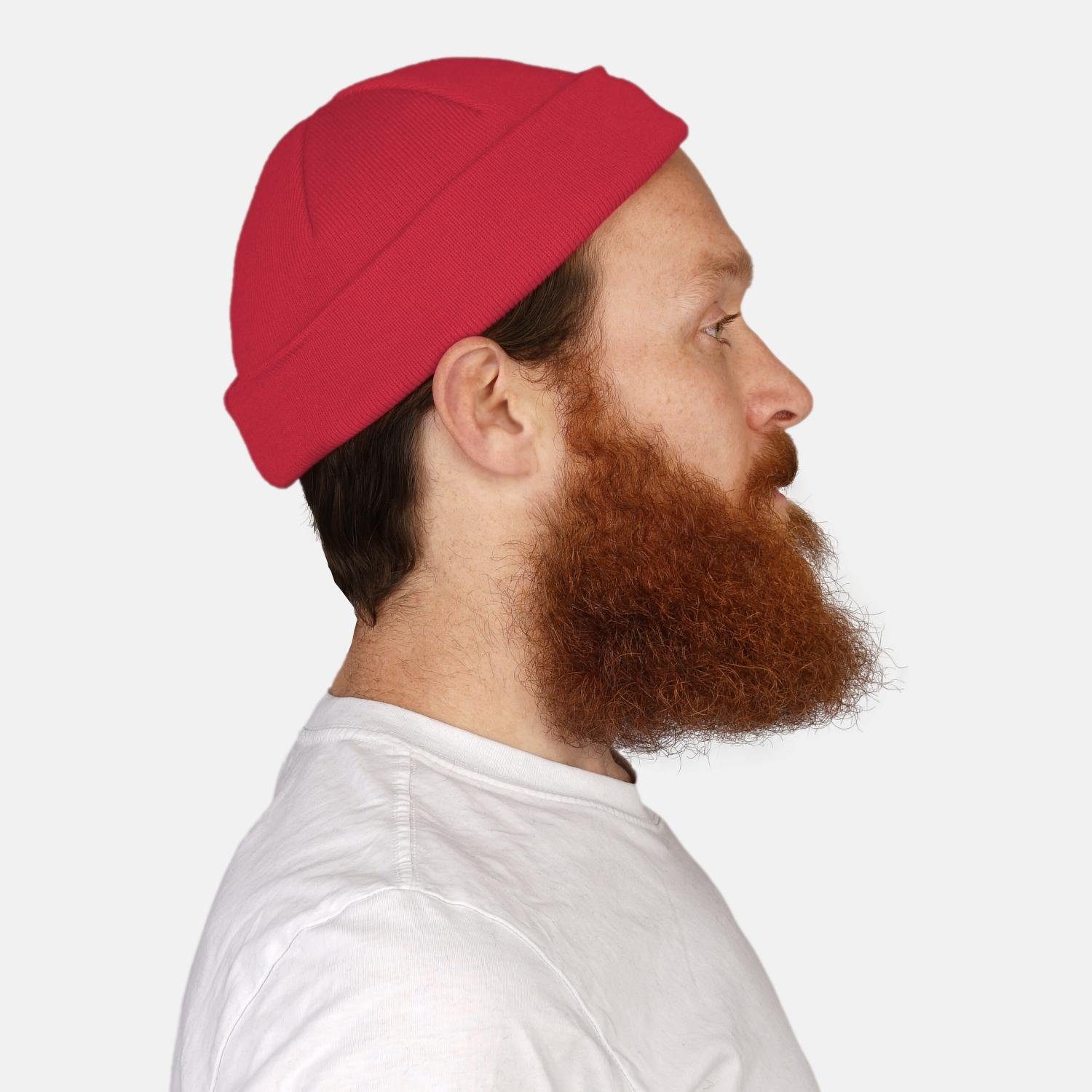 HANSEHELD Strickmütze Seebär Dockermütze Baumwolle kurz flach GOTS - Made i günstig online kaufen