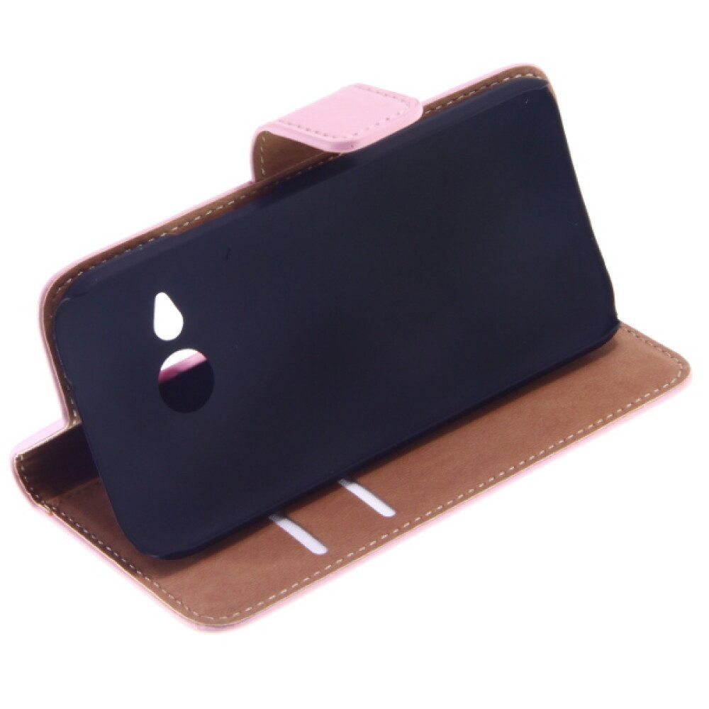Handytasche Book Case Handyhülle für HTC M8 mini Rosa 4250710553976 (Book Cover)