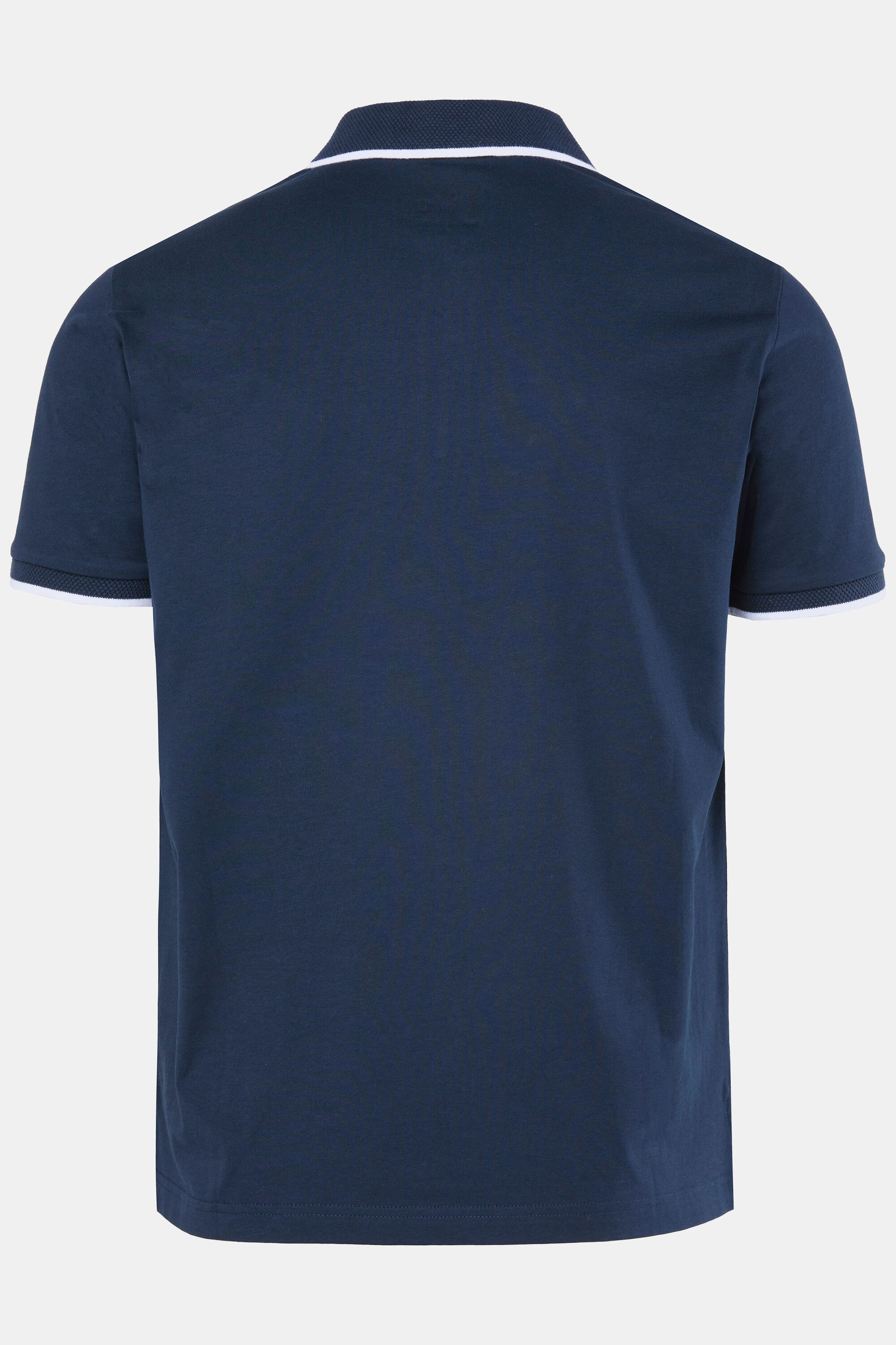 Men Plus Poloshirt Poloshirt Halbarm Jersey Zipper bis 8 XL
