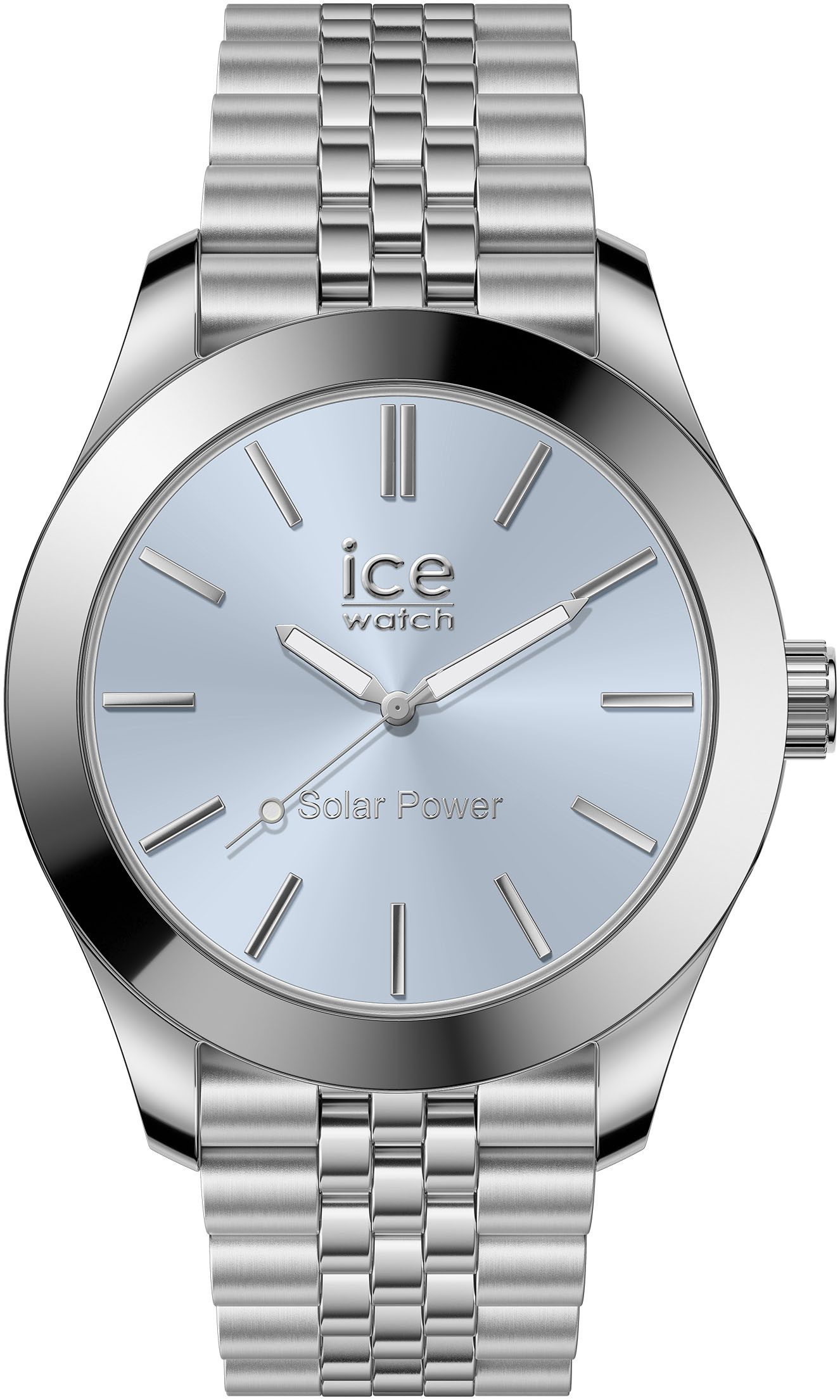 ice-watch Solaruhr ICE steel - Small - SOLAR 3H 023789, Armbanduhr, Damenuh günstig online kaufen