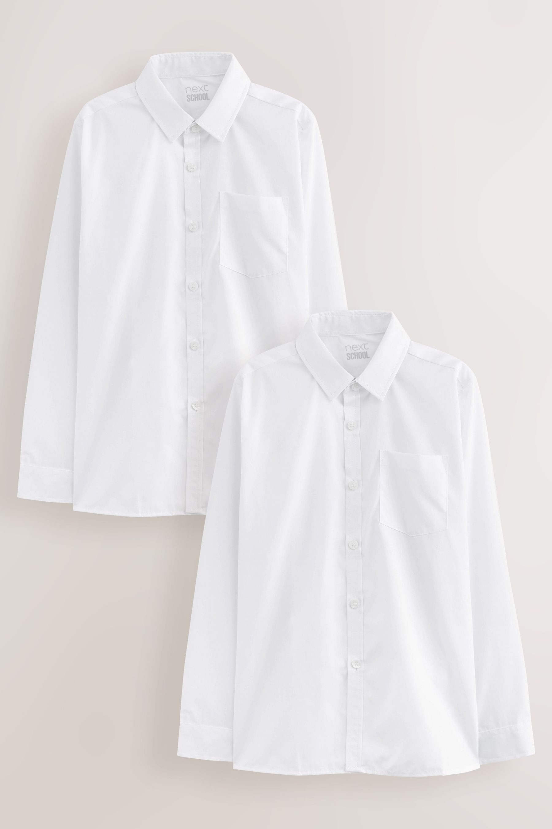 Next Langarmhemd Langarmhemden (3-17 Jahre), Standard, 2er-Pack (2-tlg)